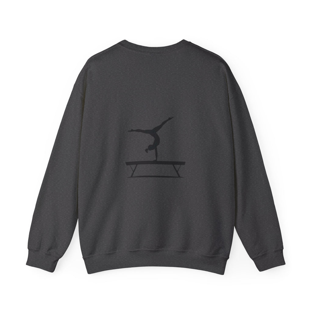 FOCUS Gymnastics Crewneck Sweatshirt — Balance Beam Silhouette (Adults)