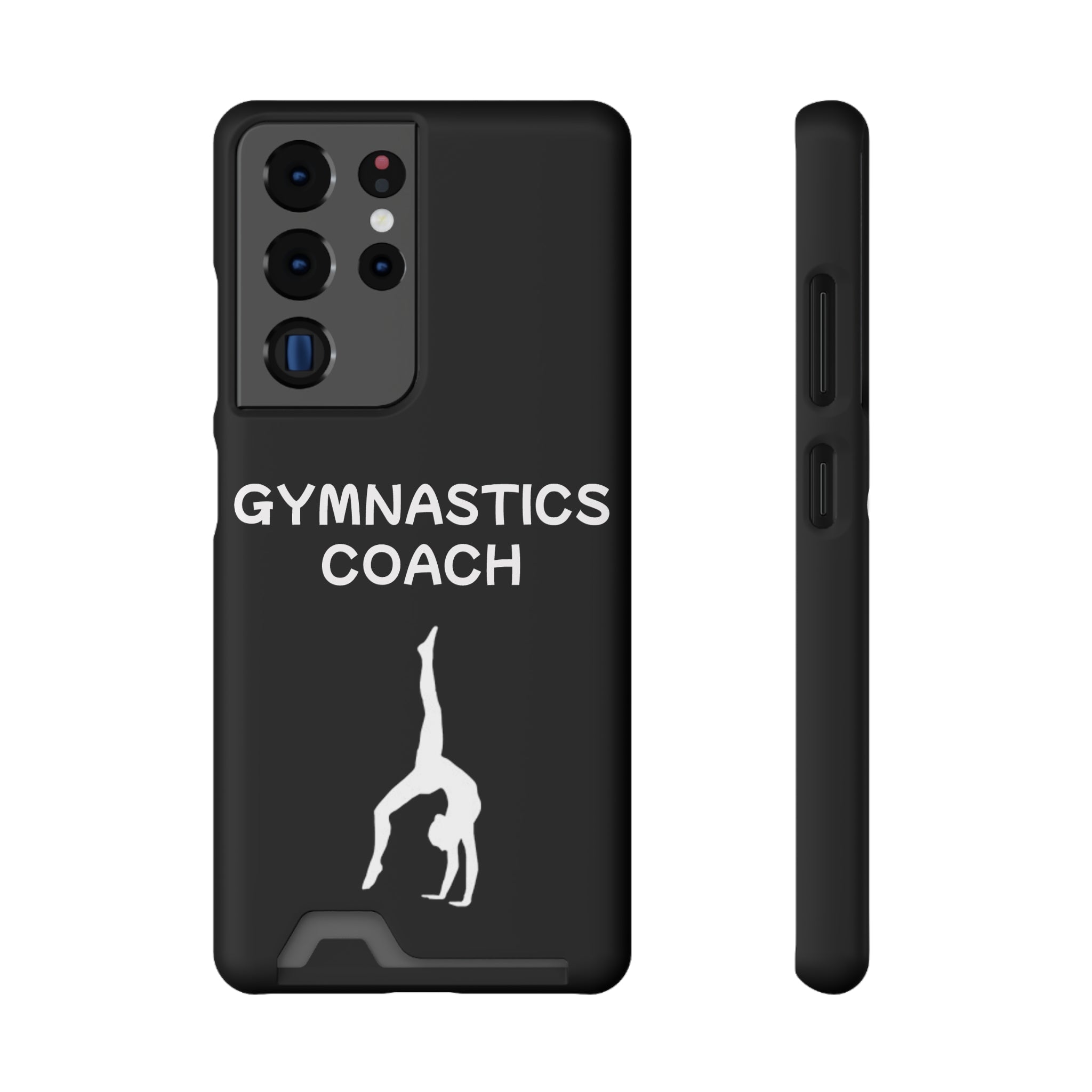 Gymnastics Coach Phone Case With Card Holder