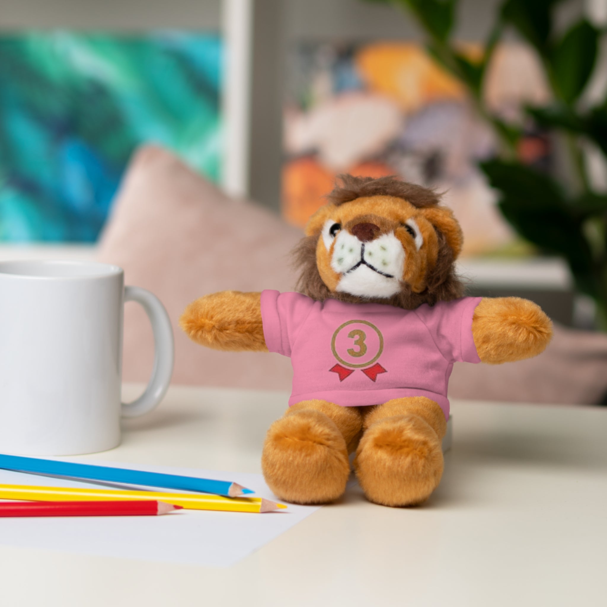 3rd Place Gymnastics Stuffed Animal with Gymnastics T-Shirt