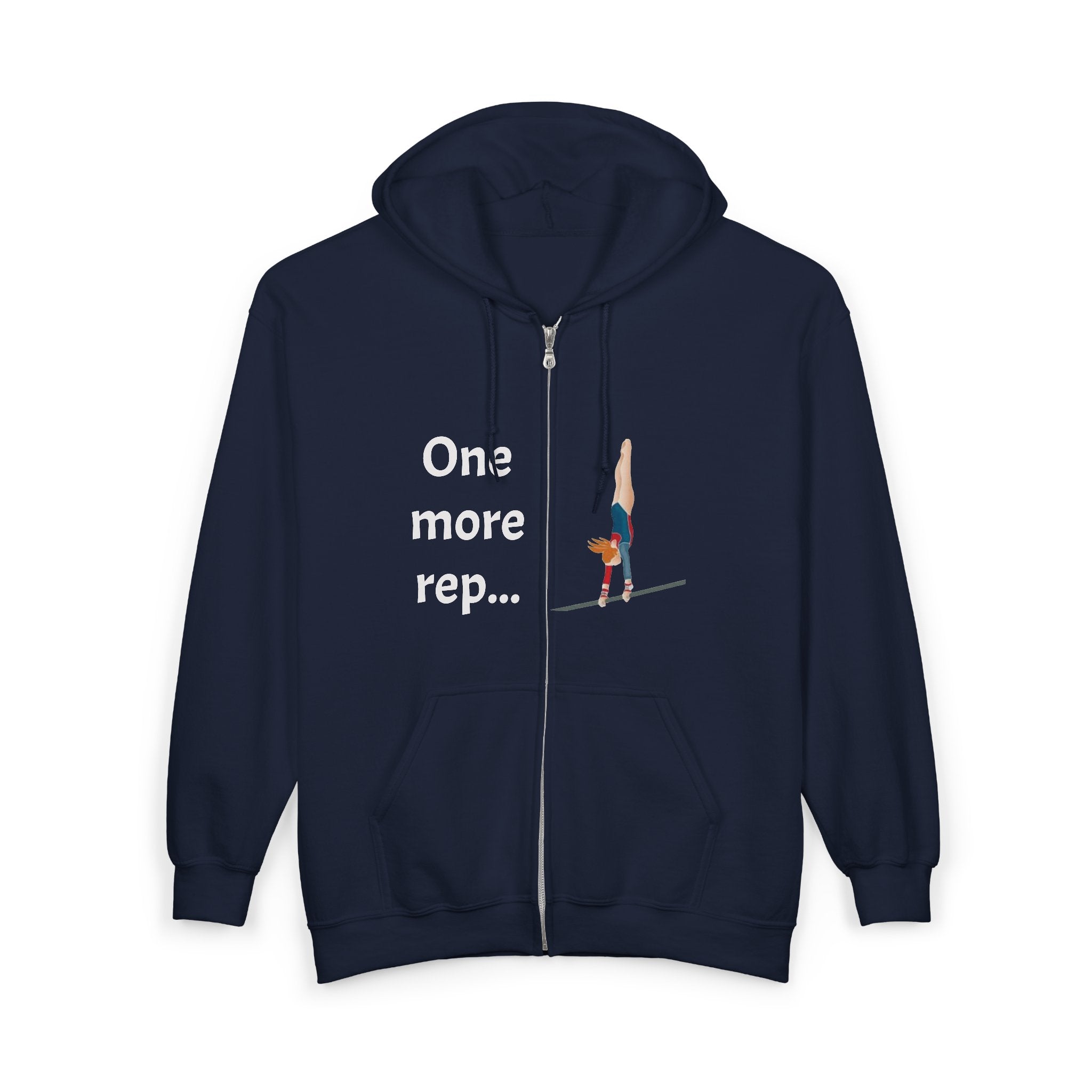 Gym Motivational Zip-Up Hoodie (Adults)