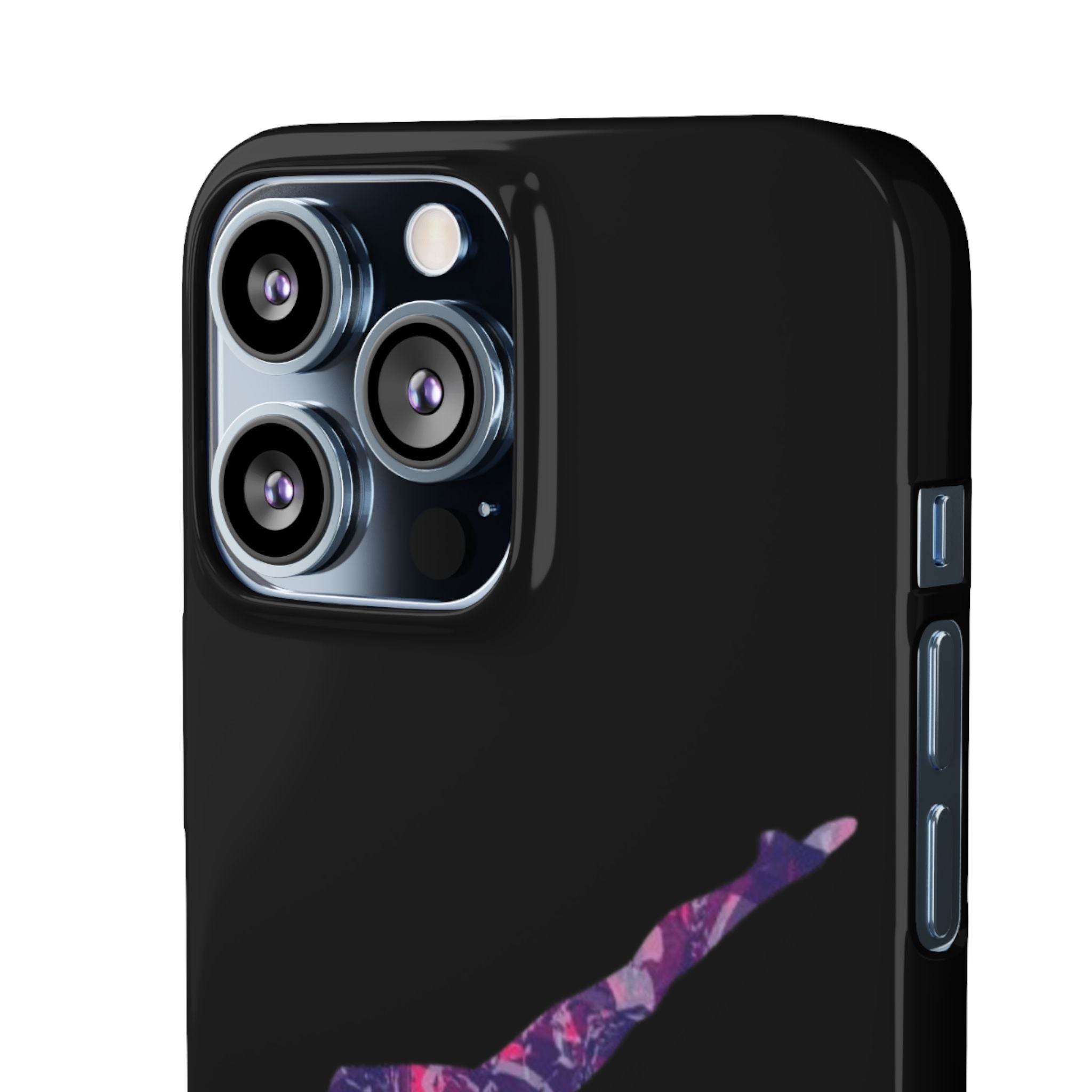 Gymnast Phone Case — Purple Galaxy Gymnastics Snap Case