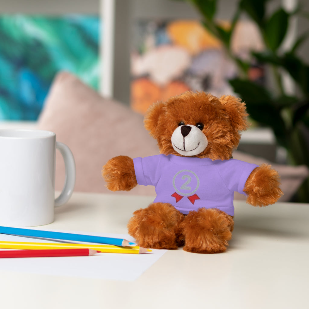 2nd Place Gymnastics Stuffed Animal with Gymnastics T-Shirt
