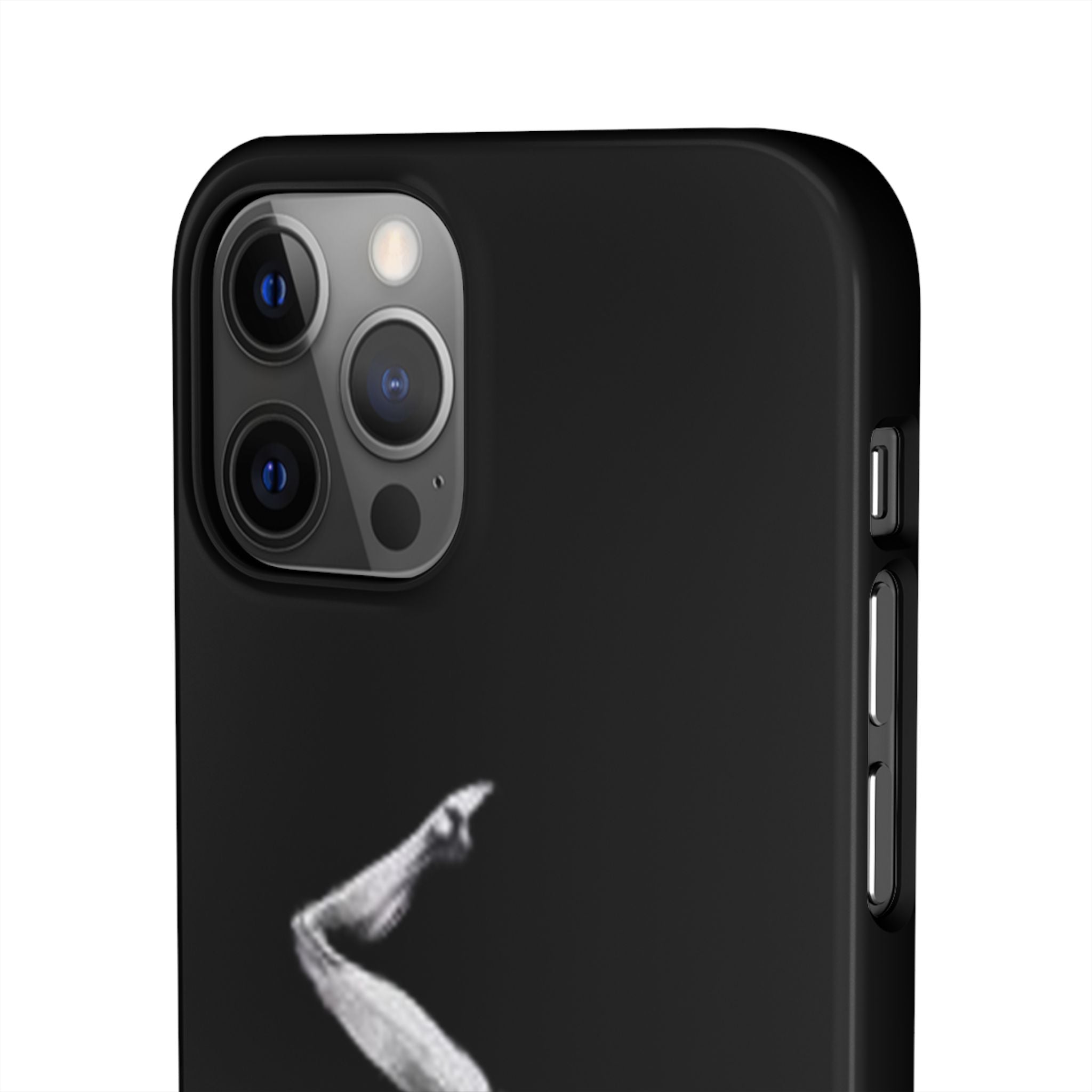Gymnastics Phone Case — Black Chalk-Style Handstand Design