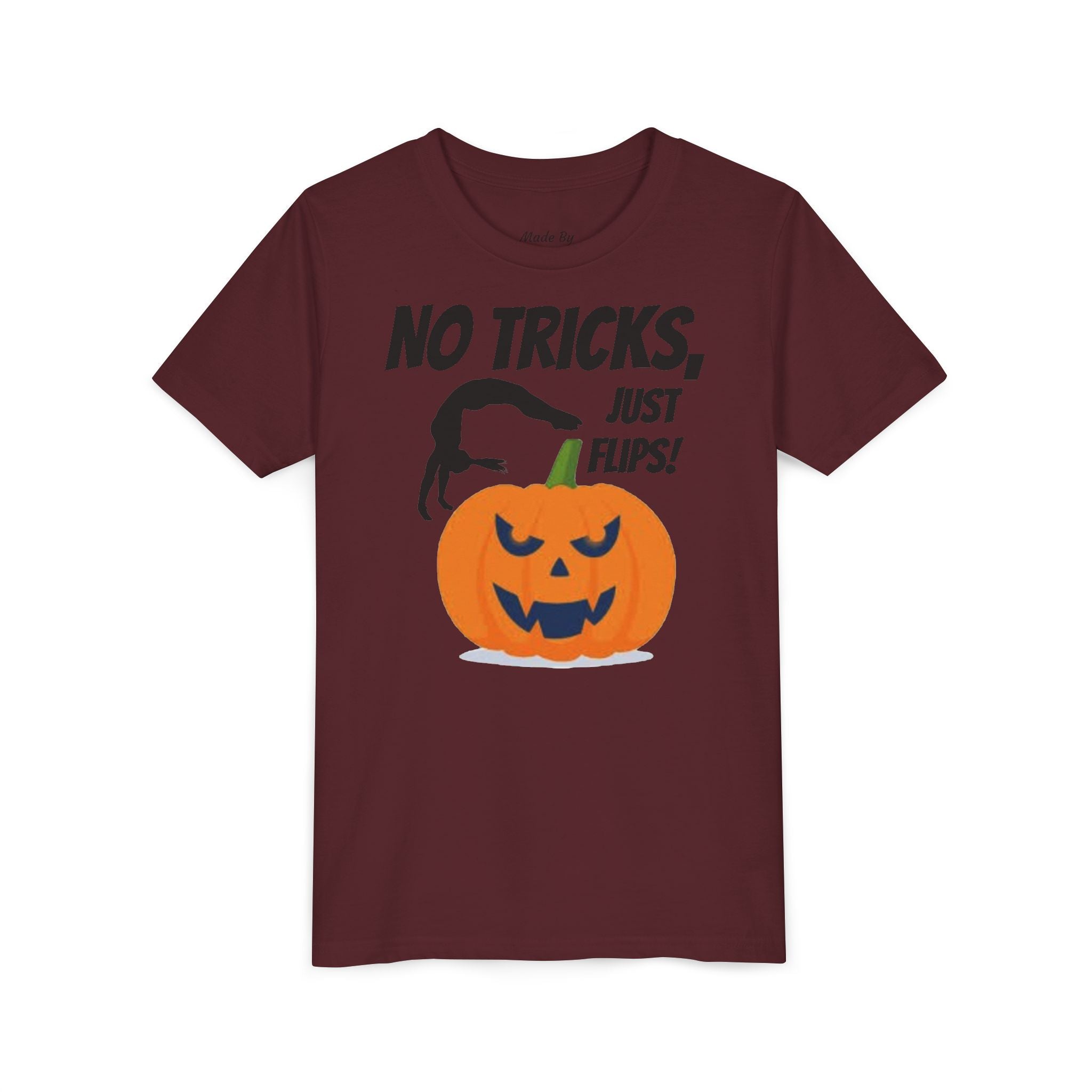 Halloween Kids Tee - No Tricks, Just Flips! (Kids)