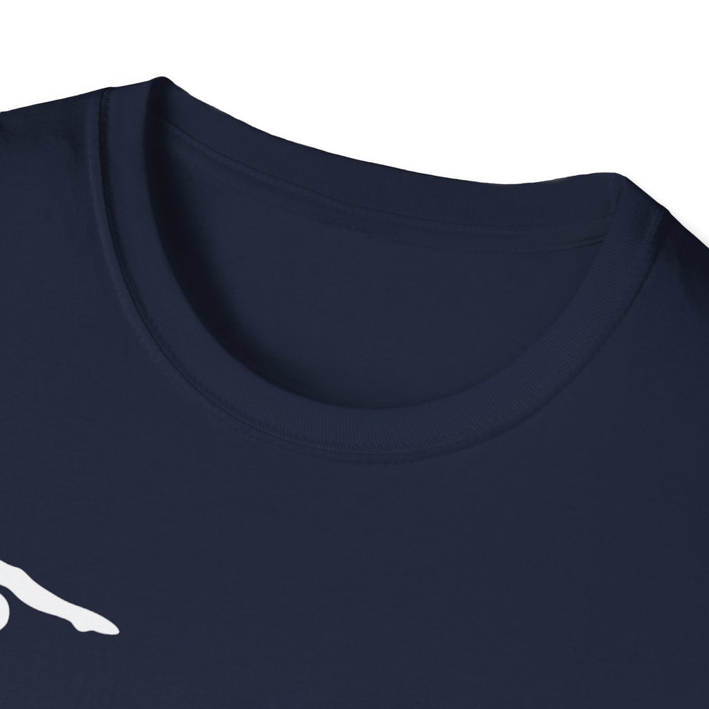 Relentless Gymnastics T-Shirt — Back Silhouette Athletic Tee (Adults)