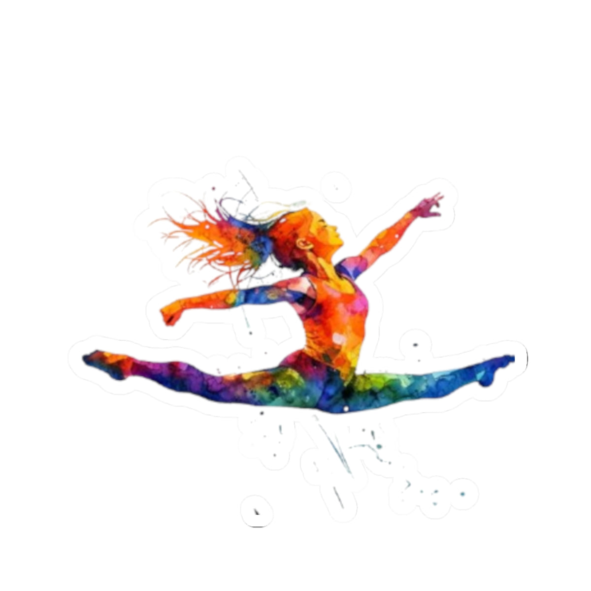 Colourful Split Sticker