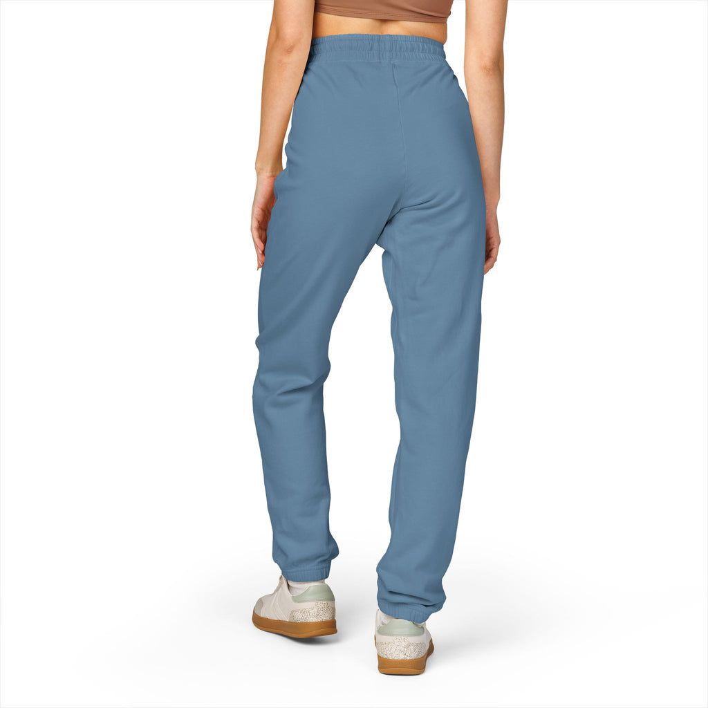 Adults Coach Vertical Logo Sweatpants — Garment-Dyed Fleece Joggers