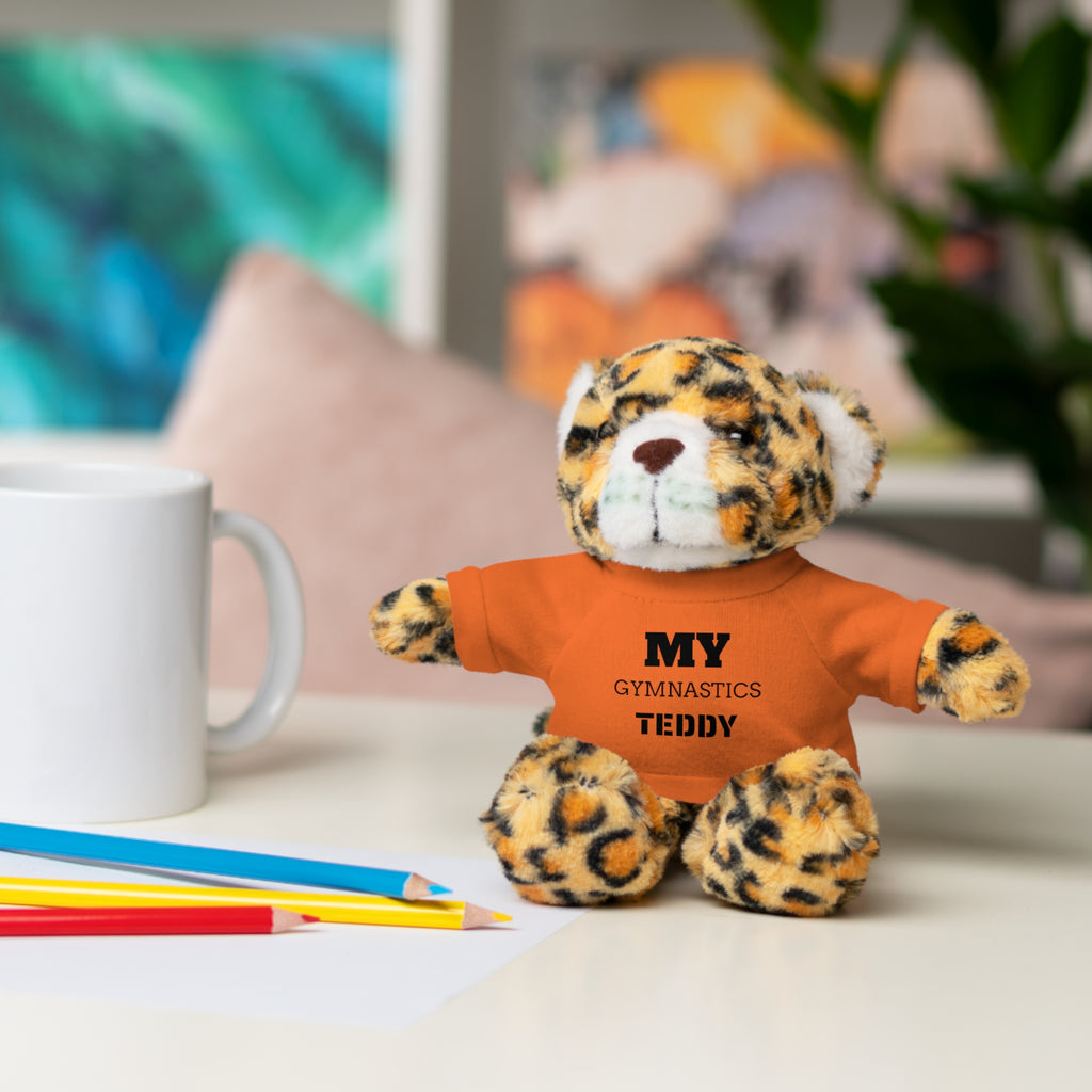 Gymnastics Teddy Bear with Personalized Tee