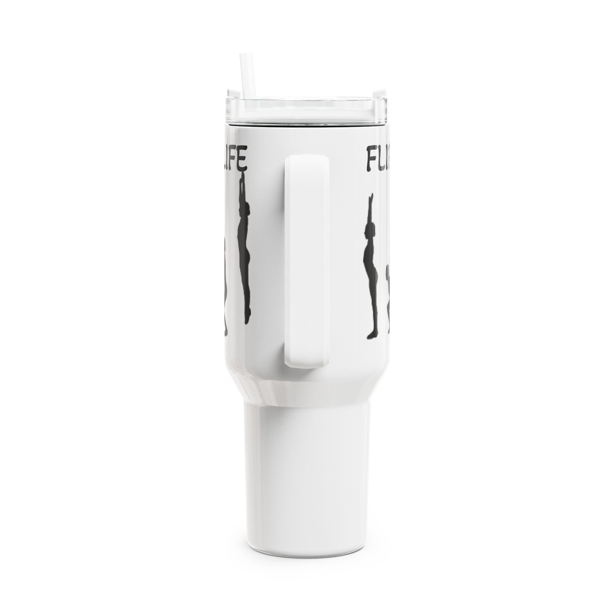 Flippin’ Through Life – Gymnastics 40oz Tumbler
