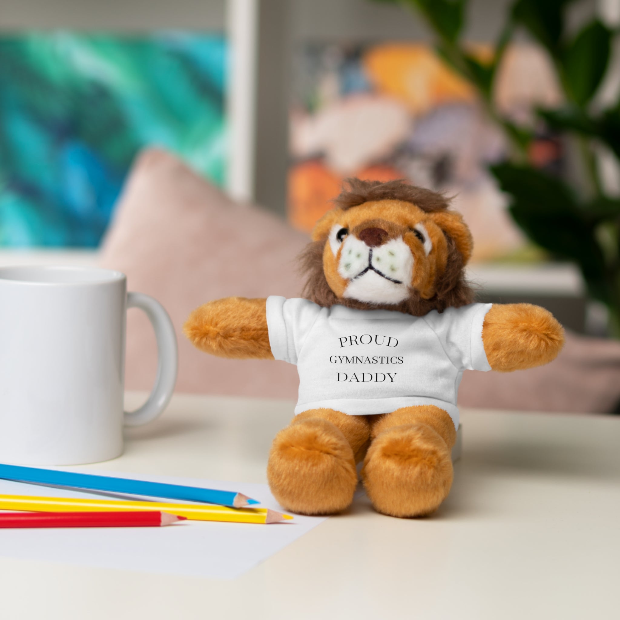 Proud Daddy Gymnastics Stuffed Animal