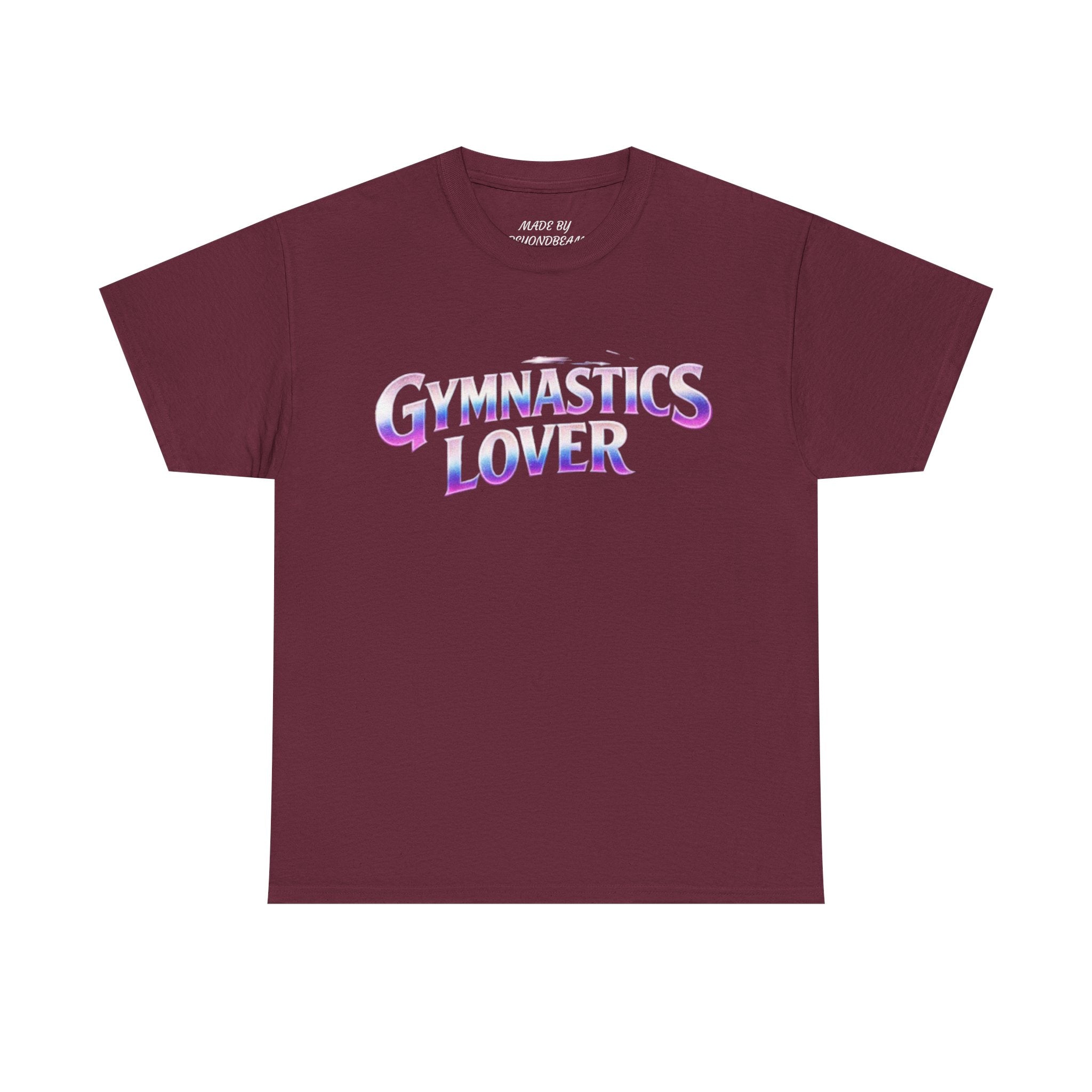 Adults Gymnastics Lover Tee — Retro Iridescent Graphic T-Shirt for Gymnastics Fans