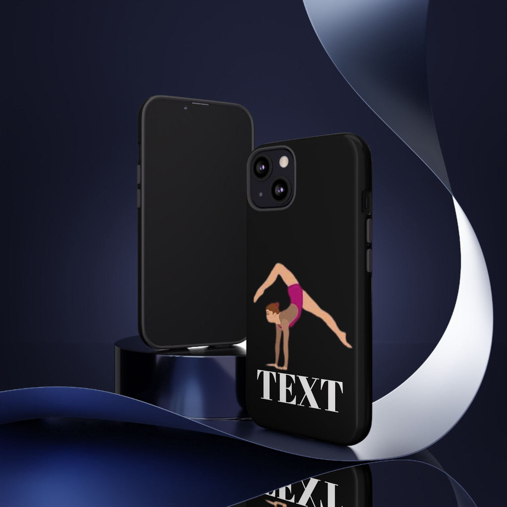 Gymnast Phone Case — Personalized TEXT Design
