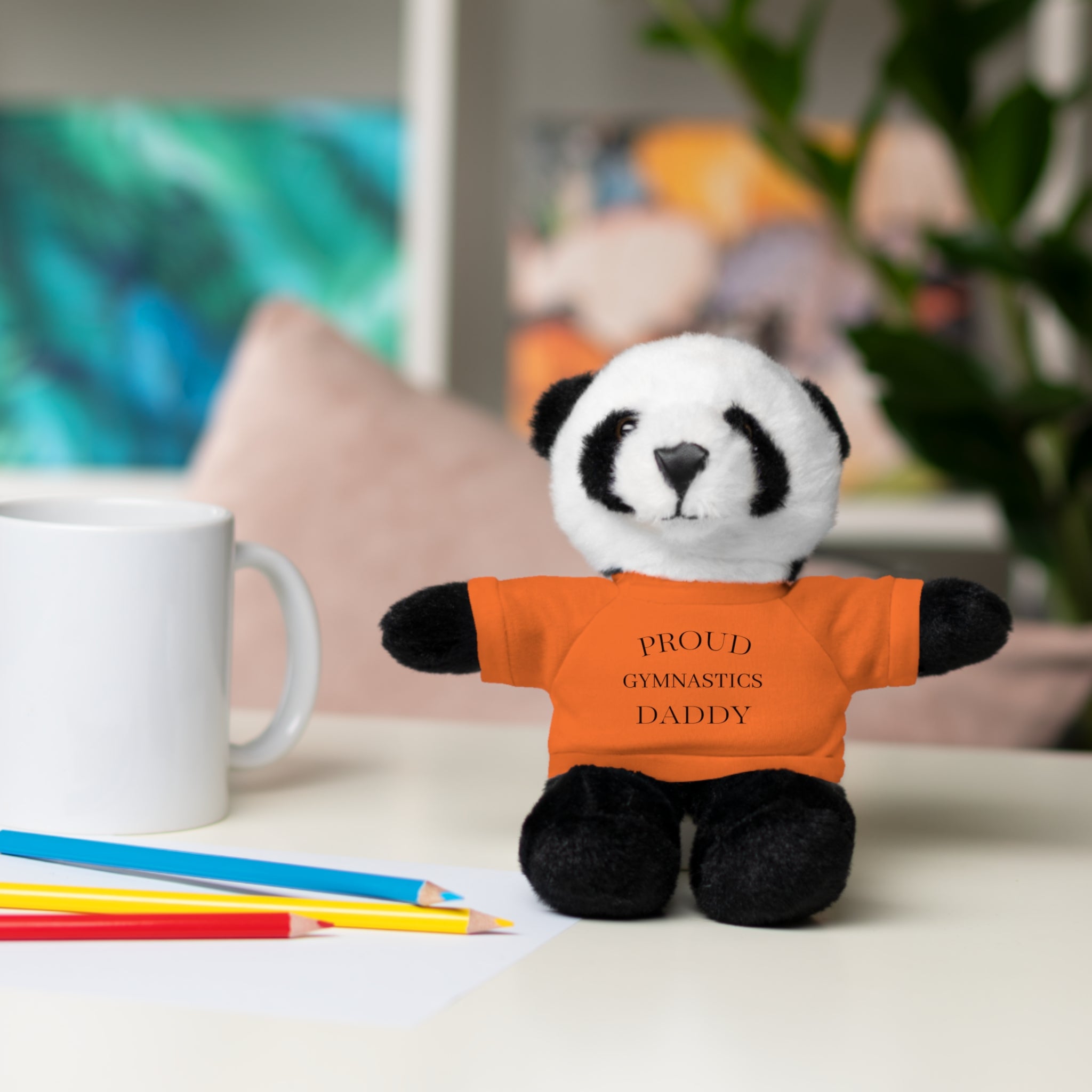 Proud Daddy Gymnastics Stuffed Animal
