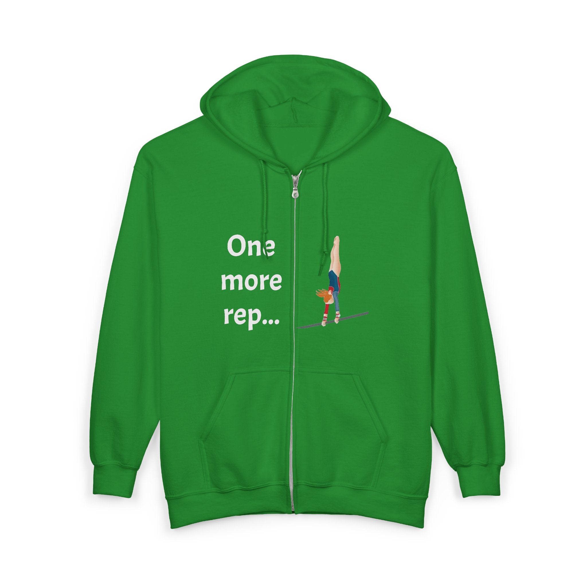 Gym Motivational Zip-Up Hoodie (Adults)