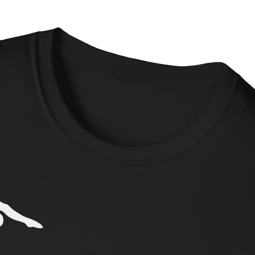 Relentless Gymnastics T-Shirt — Back Silhouette Athletic Tee (Adults)