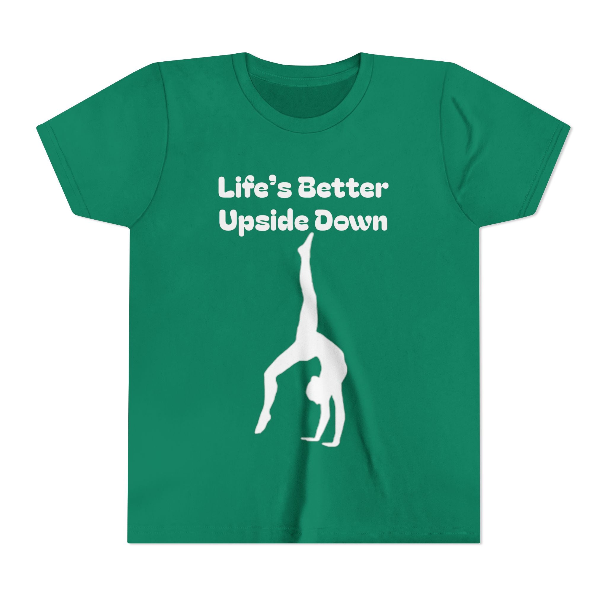 Youth Short Sleeve Tee - Life’s Better Upside Down (Kids)