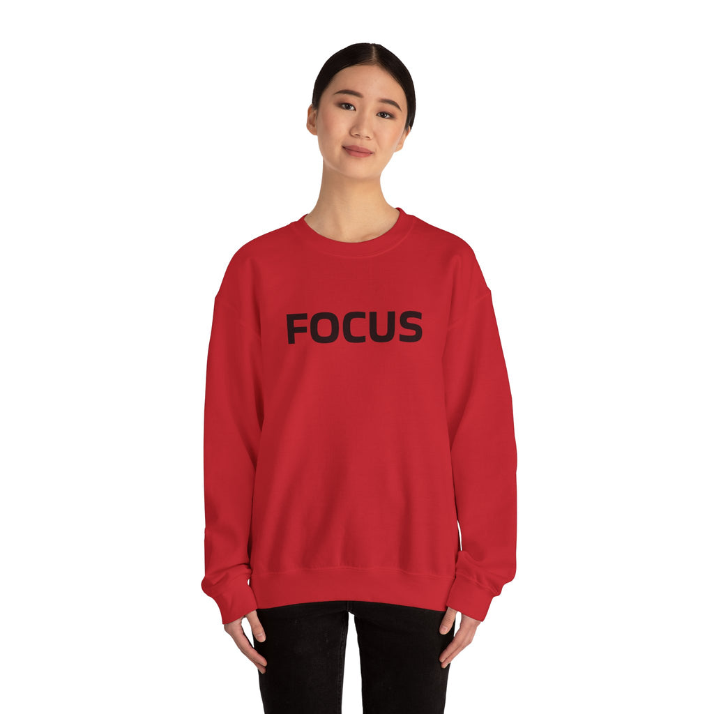 FOCUS Gymnastics Crewneck Sweatshirt — Balance Beam Silhouette (Adults)