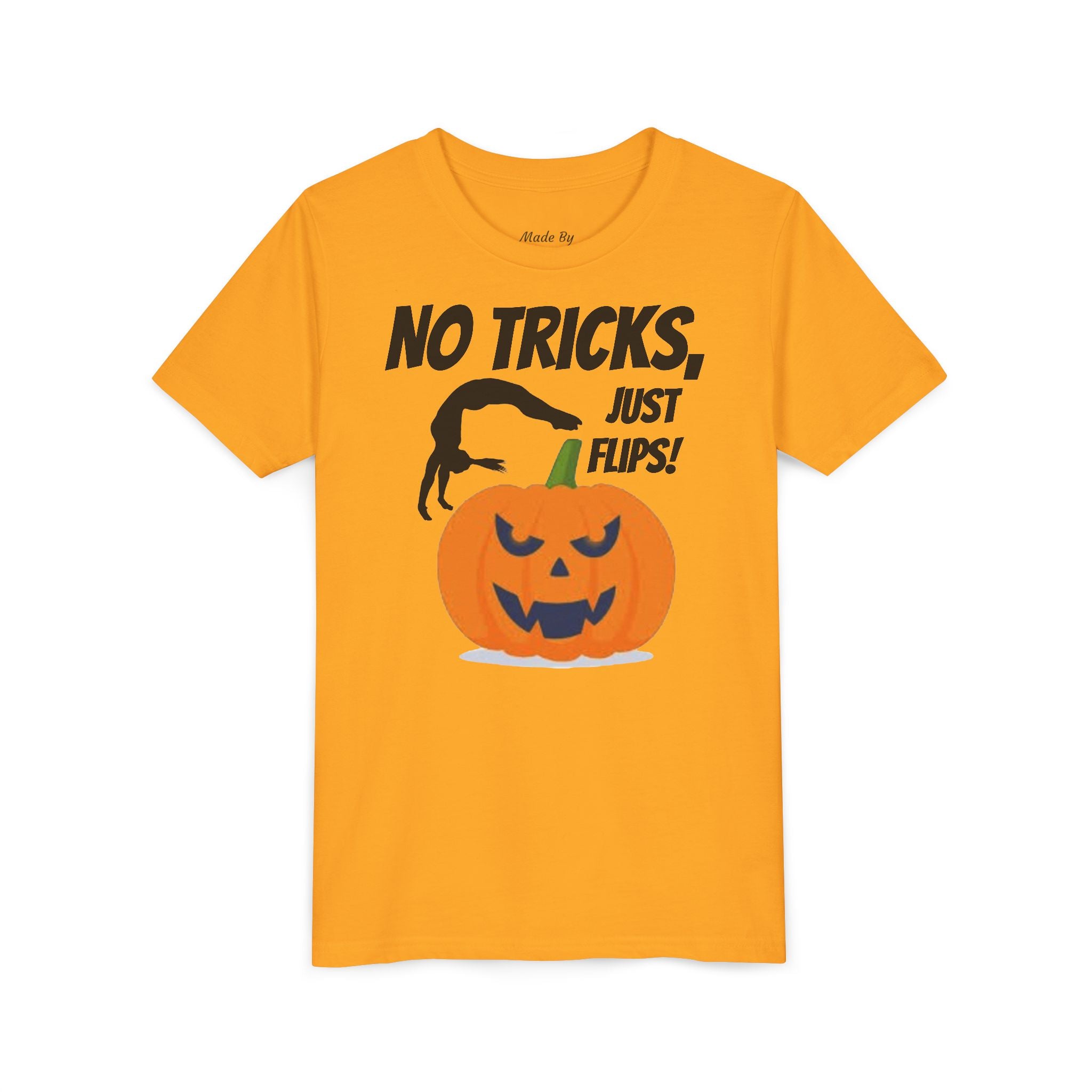 Halloween Kids Tee - No Tricks, Just Flips! (Kids)
