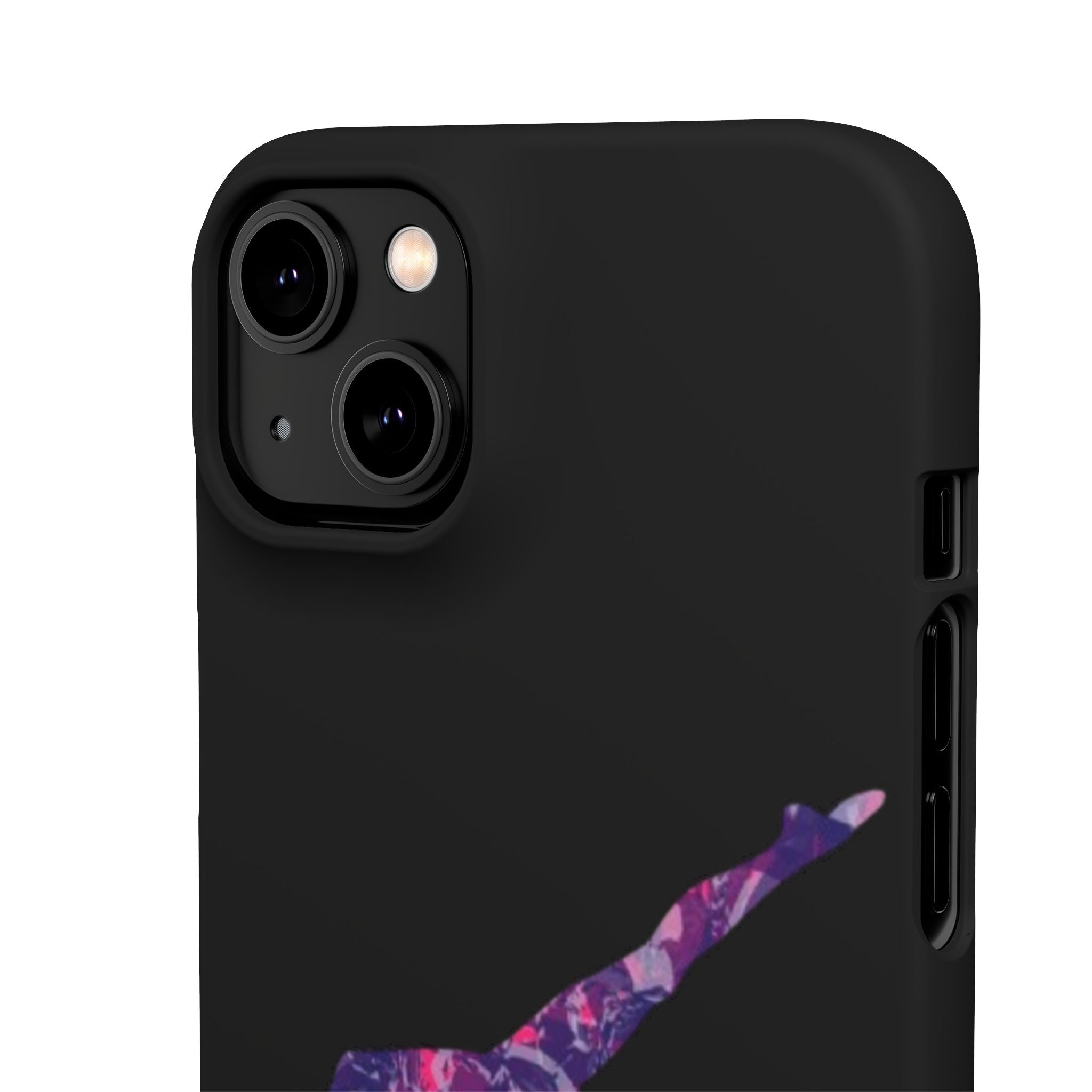 Gymnast Phone Case — Purple Galaxy Gymnastics Snap Case