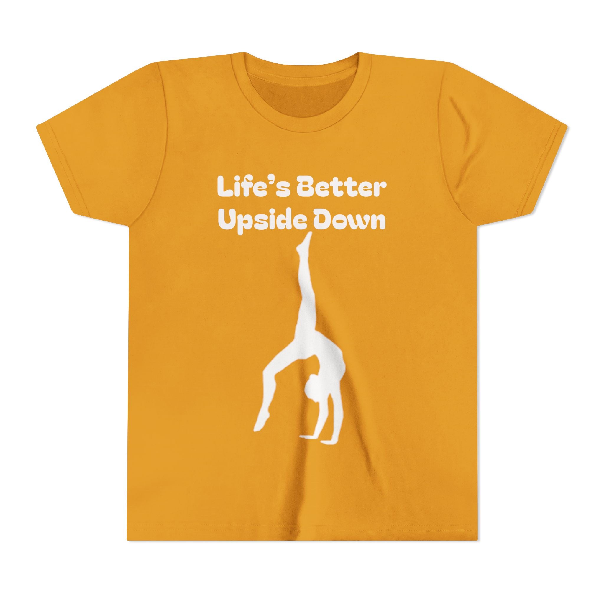 Youth Short Sleeve Tee - Life’s Better Upside Down (Kids)