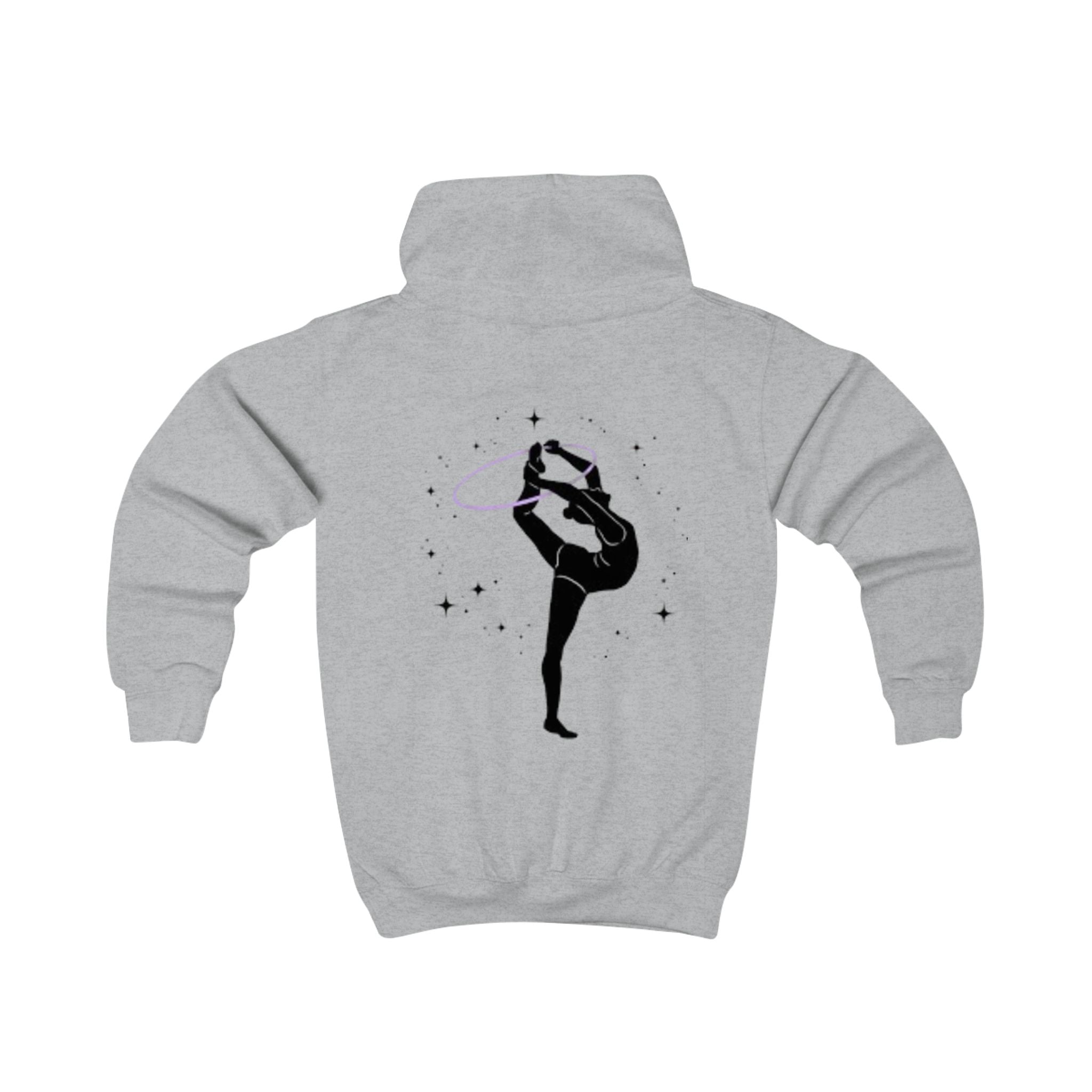 Kids Hoodie - "Believe" Rhythmic Gymnast Silhouette Hoodie