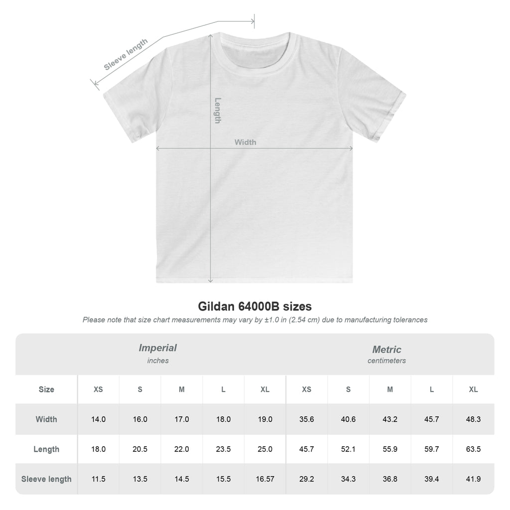 Kids "I  Gymnastics" Tee — Youth Gymnast Love Shirt
