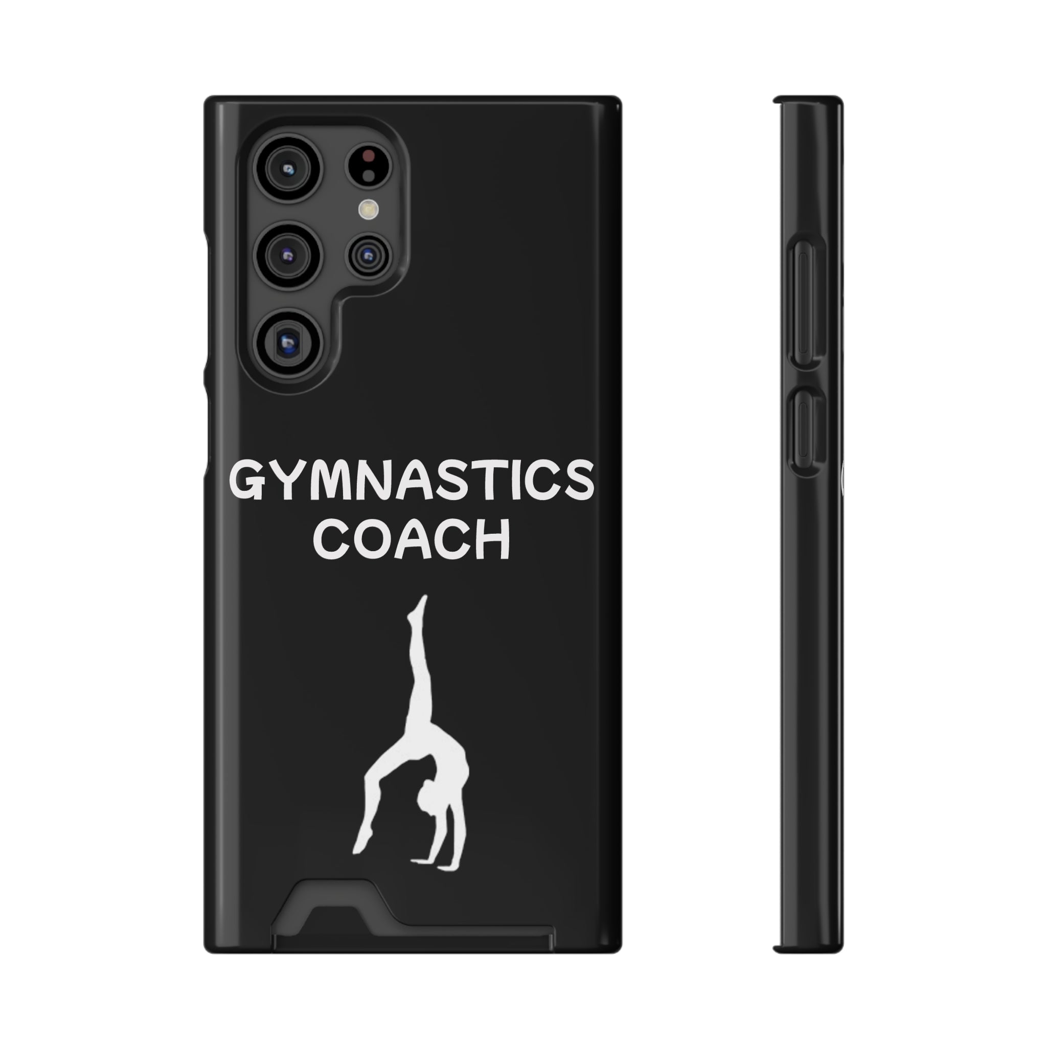 Gymnastics Coach Phone Case With Card Holder