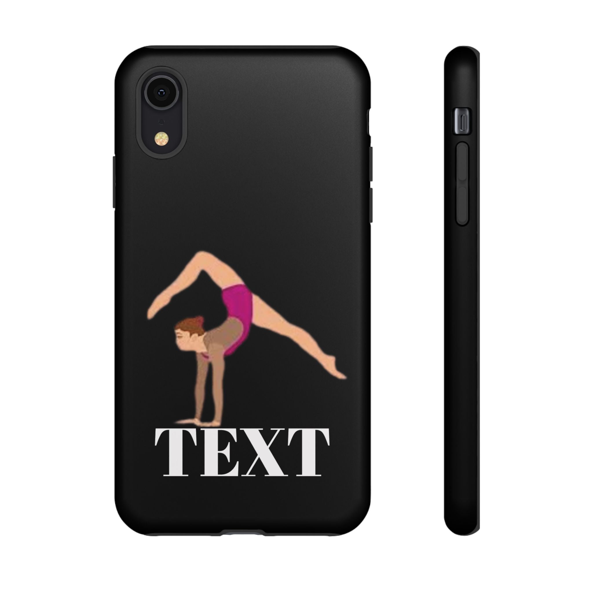Gymnast Phone Case — Personalized TEXT Design