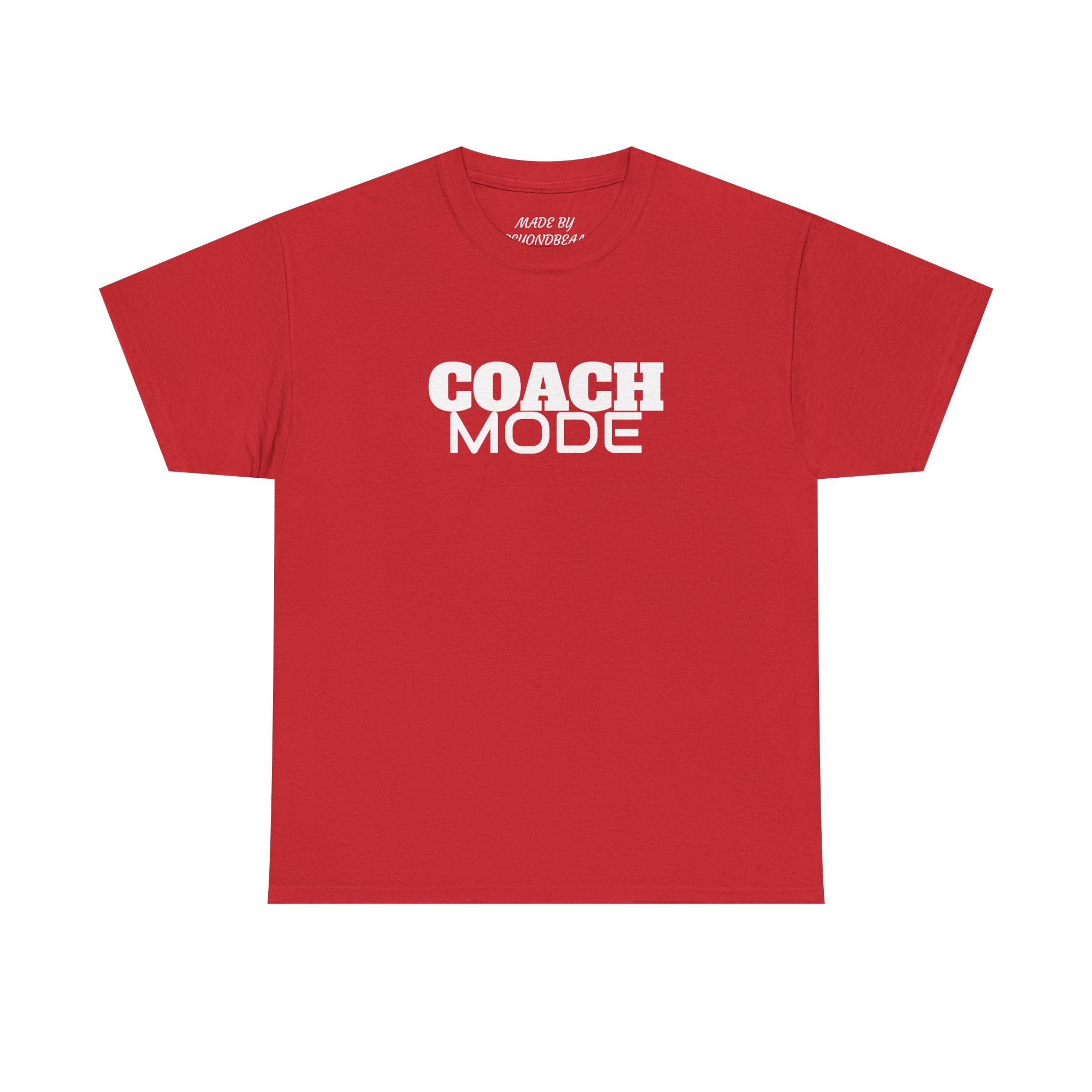 Adults 'Coach Mode' Tee — Classic Cotton T-Shirt