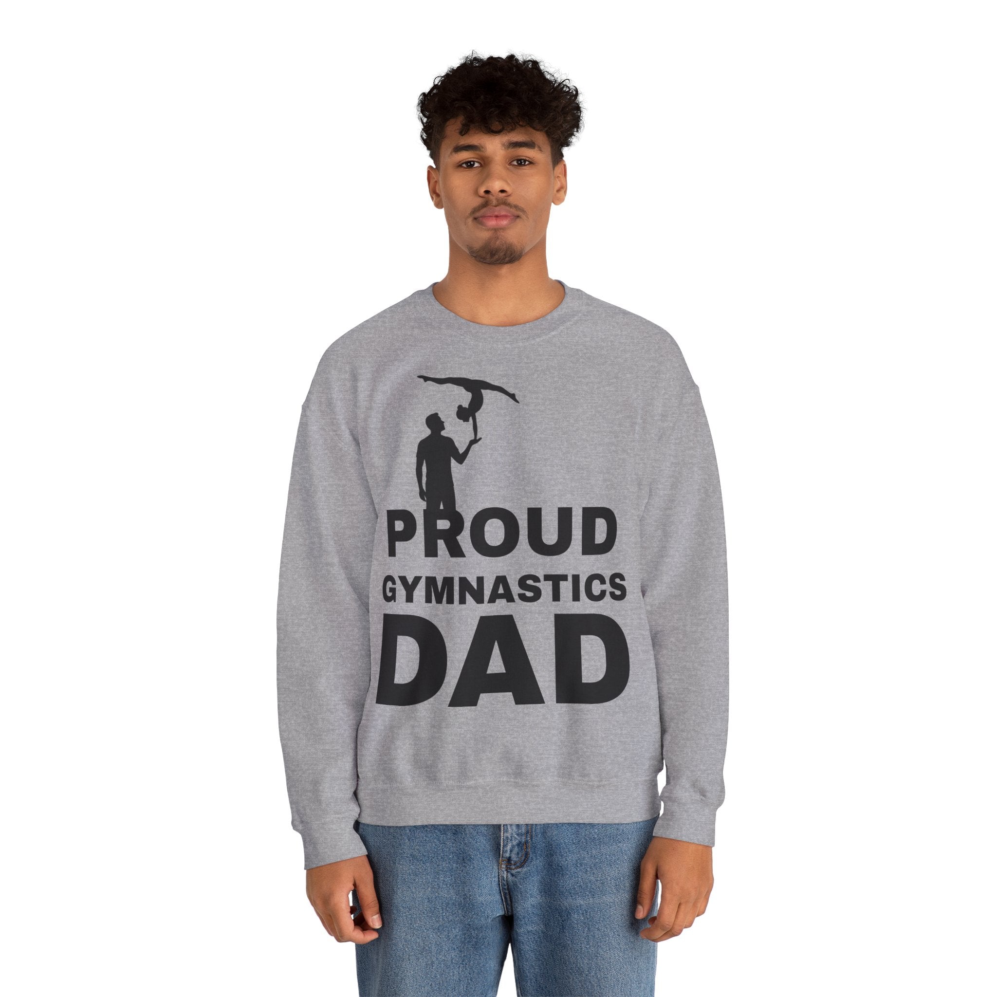 Proud Gymnastics Dad Sweatshirt (Adults)