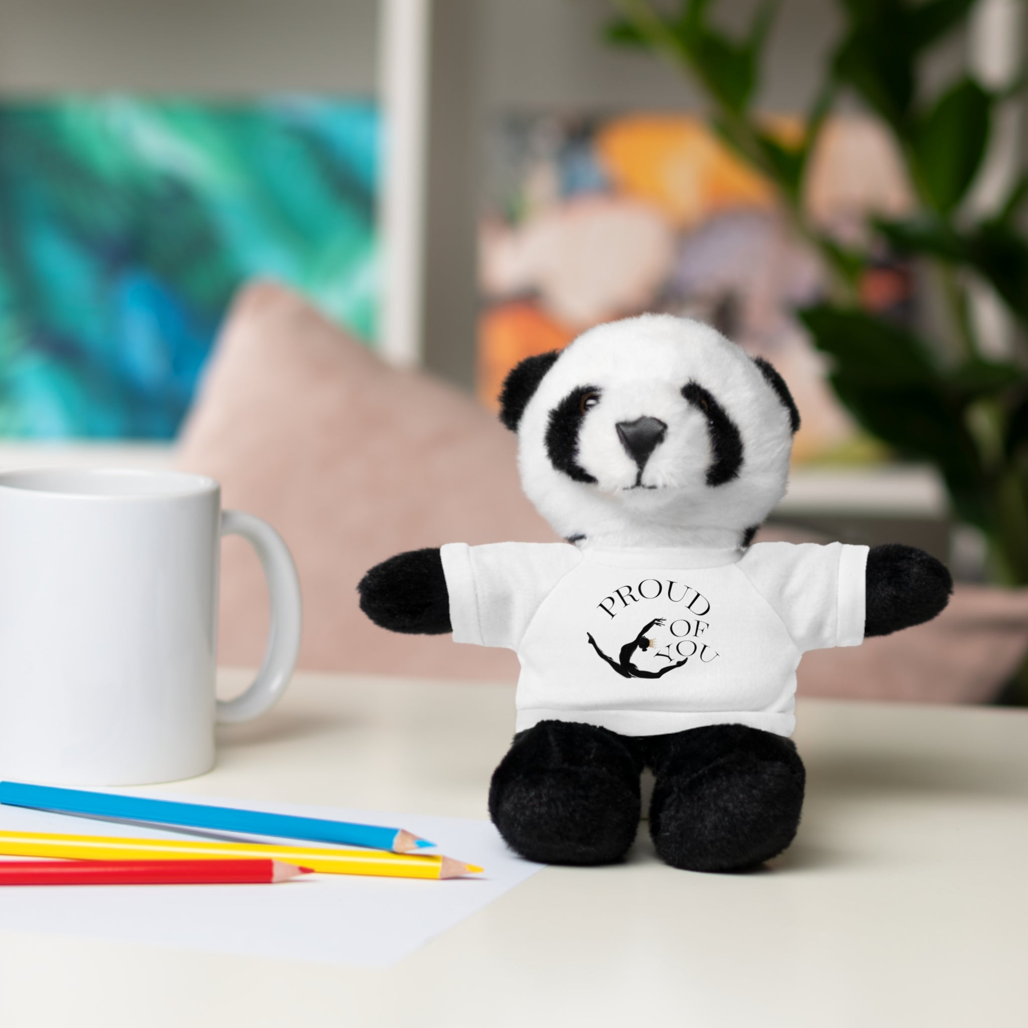 Stuffed Animal with Tee: Proud of You Gift