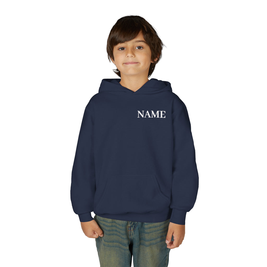 Gymnast Definition Youth Hoodie — Personalized 'NAME' Back-Print Sweatshirt