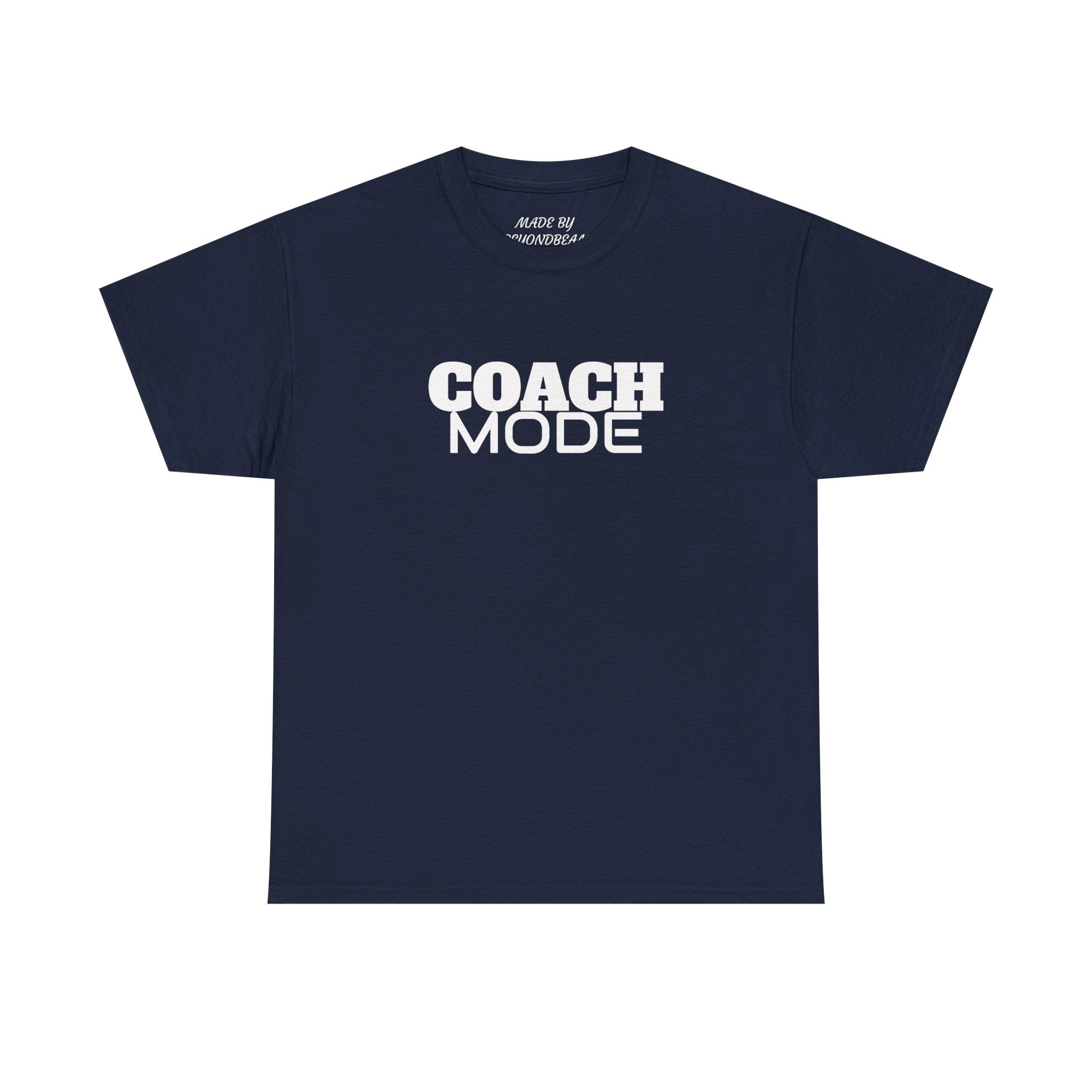 Adults 'Coach Mode' Tee — Classic Cotton T-Shirt