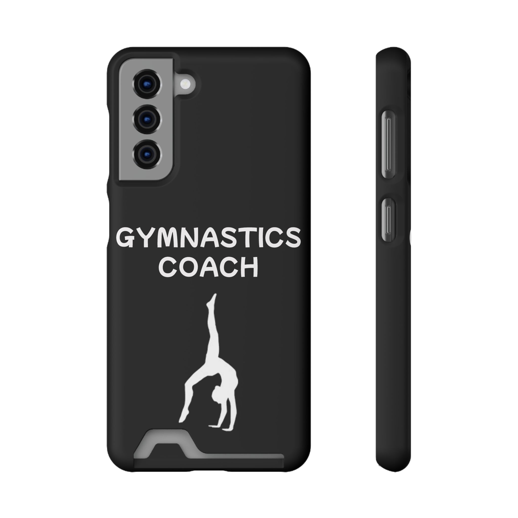 Gymnastics Coach Phone Case With Card Holder