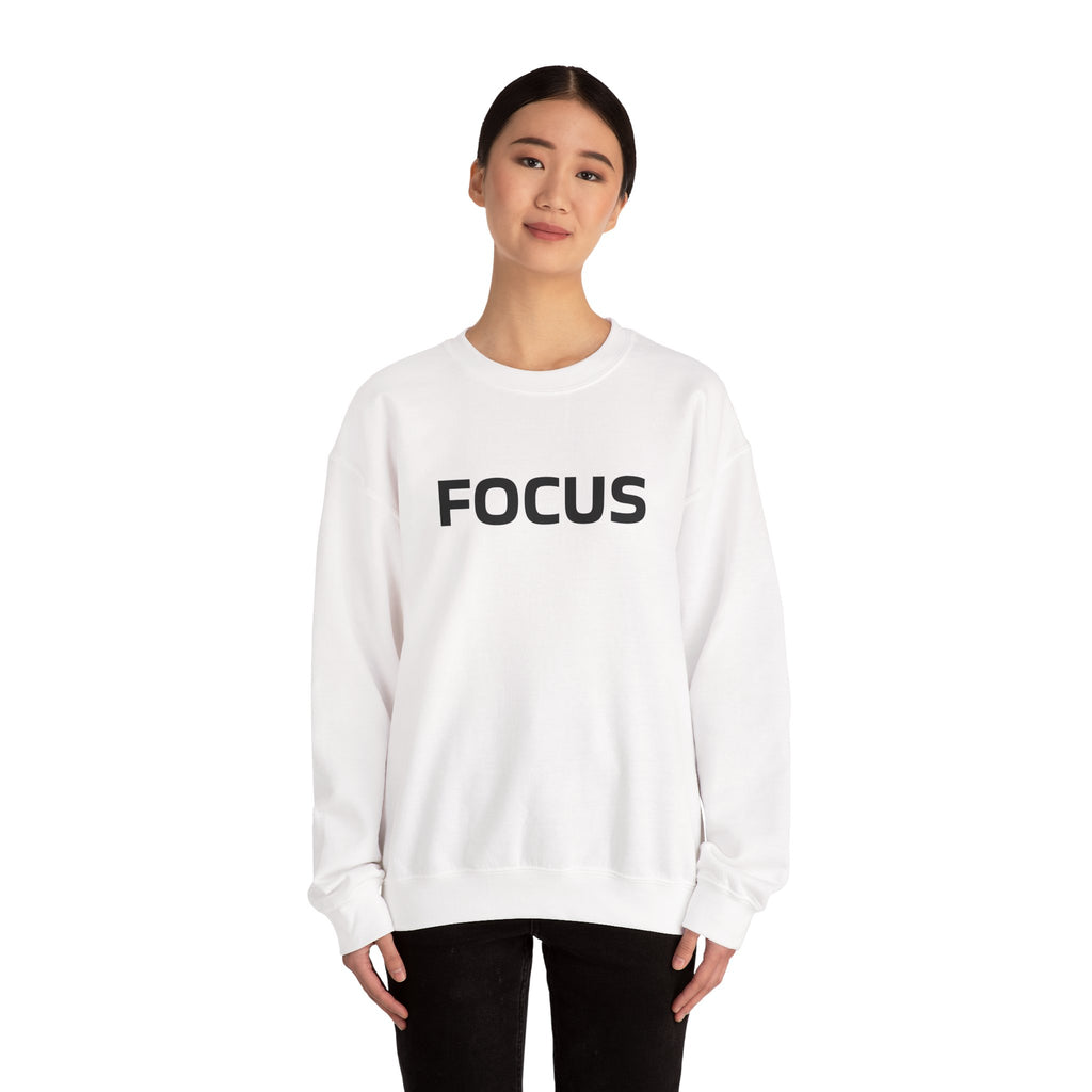 FOCUS Gymnastics Crewneck Sweatshirt — Balance Beam Silhouette (Adults)