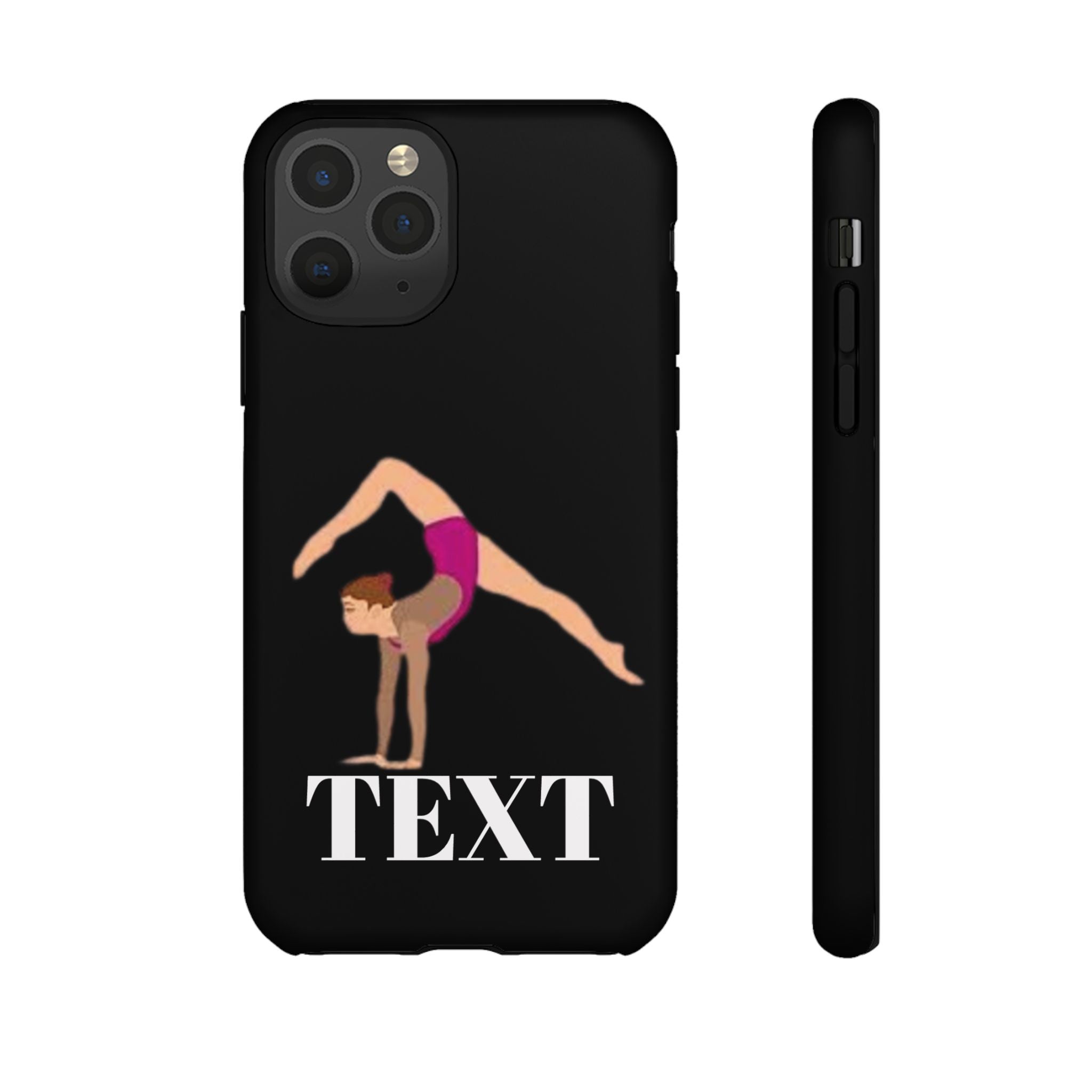 Gymnast Phone Case — Personalized TEXT Design