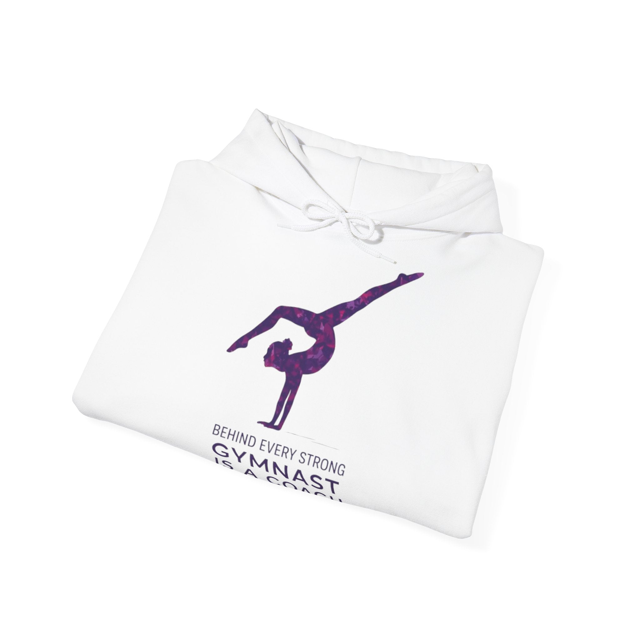 Behind every strong gymnast is a coach who believed first - Gymnast Coach Hoodie (Adults)