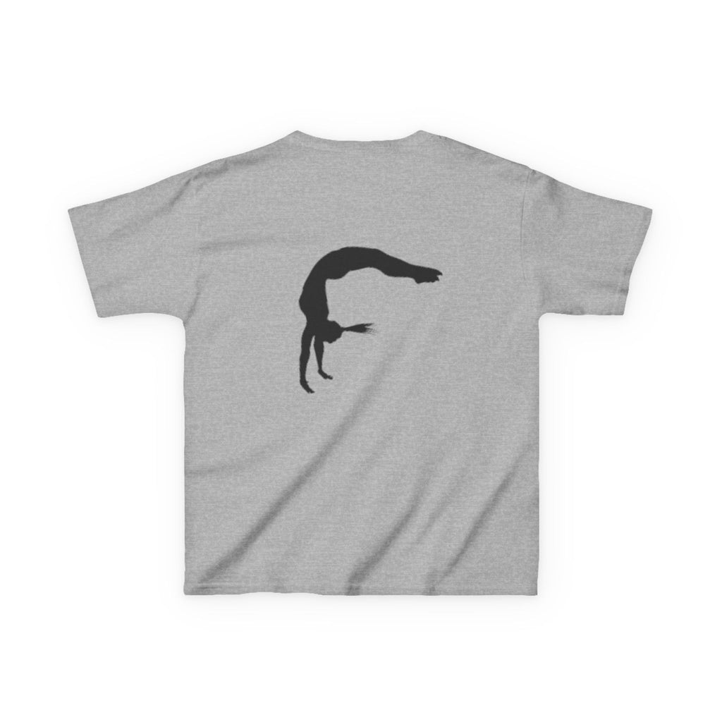 Kids Tee - FEARLESS Gymnastics Shirt with Back Silhouette
