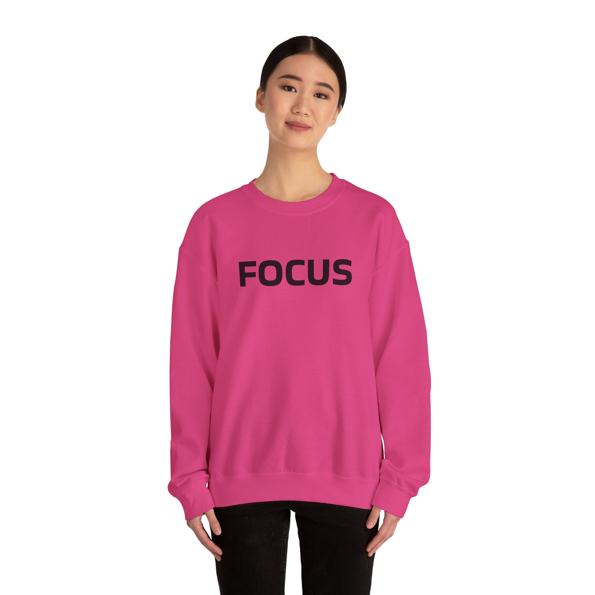 FOCUS Gymnastics Crewneck Sweatshirt — Balance Beam Silhouette (Adults)