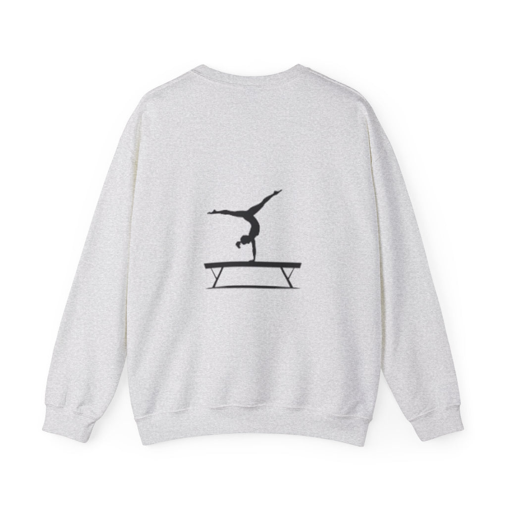 FOCUS Gymnastics Crewneck Sweatshirt — Balance Beam Silhouette (Adults)