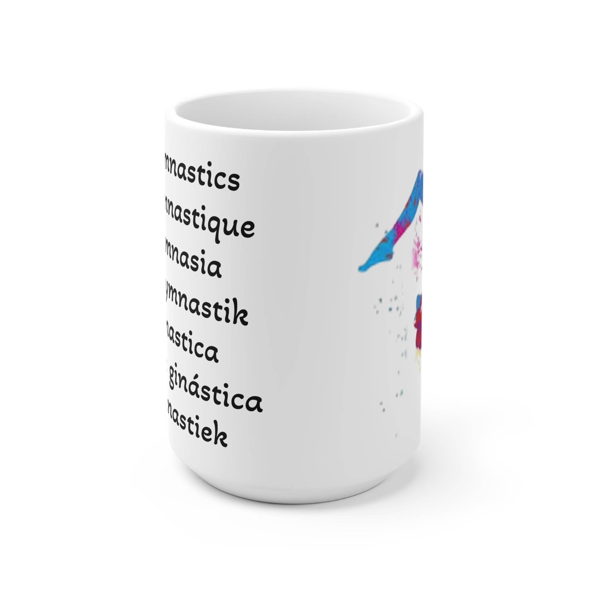 Colorful Gymnastics Mug – Worldly Design Mug