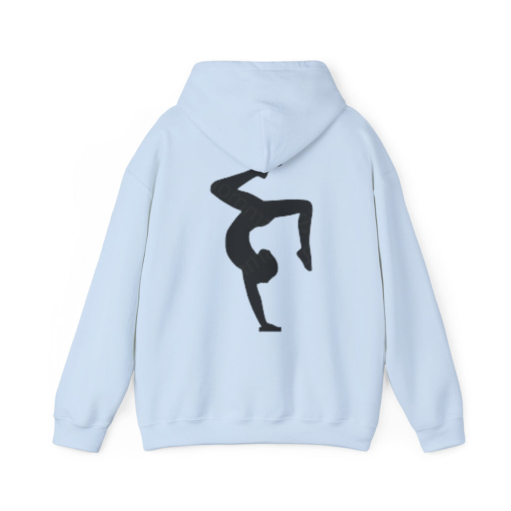 Unisex Heavy Blend™ Hooded Sweatshirt - WARNING GYMNAST MAY FLIP (Adult)