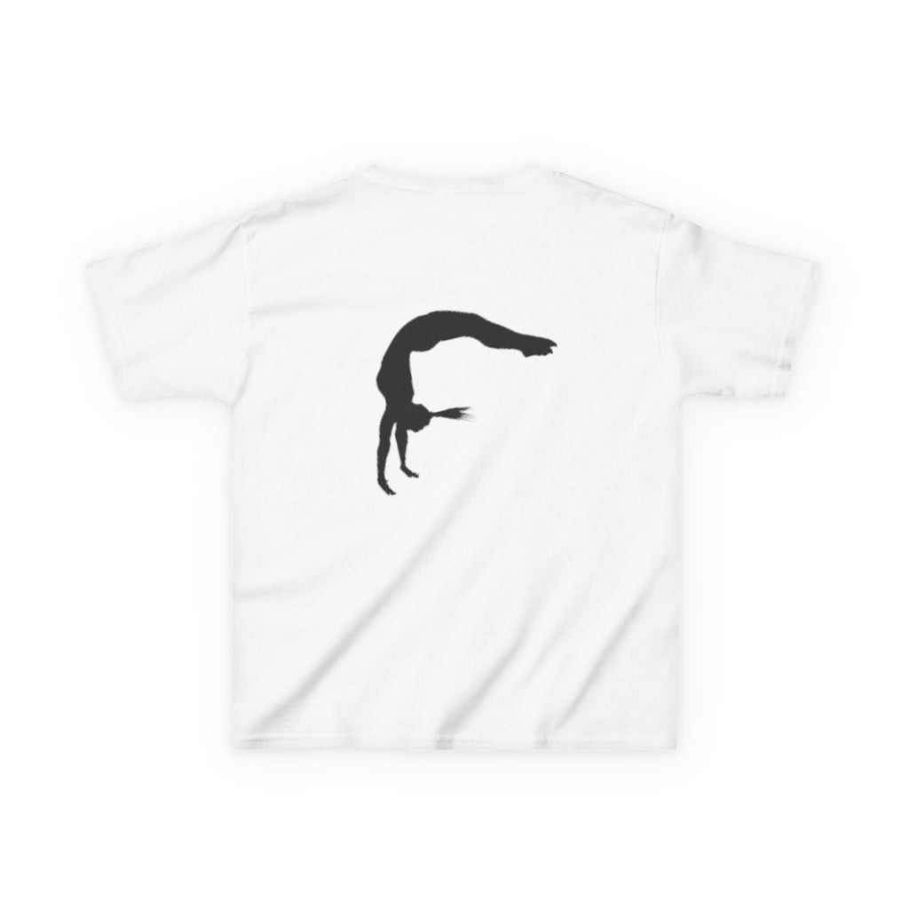 Kids Tee - FEARLESS Gymnastics Shirt with Back Silhouette