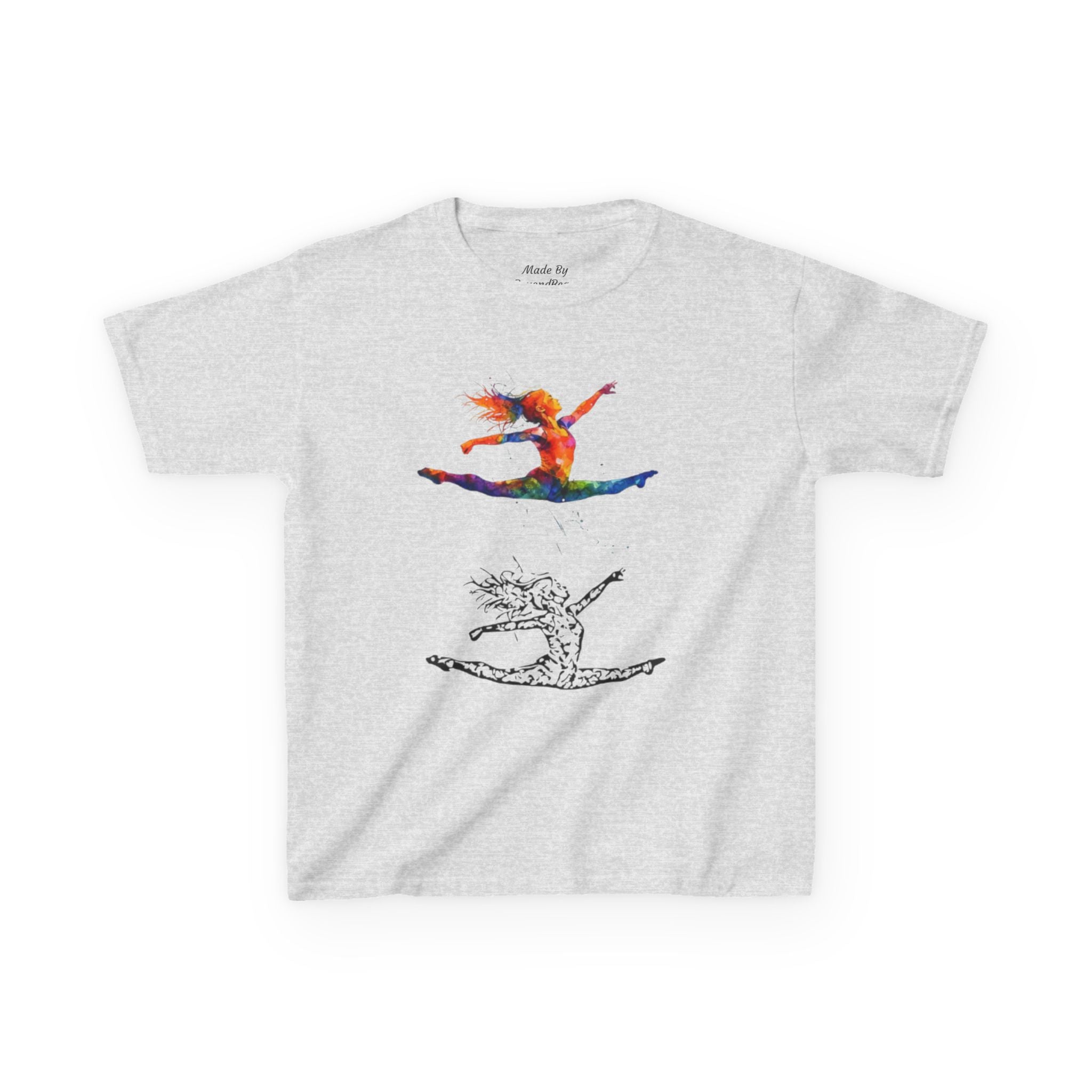 Colorful Splits Gymnastics Kids Tee (Kids)