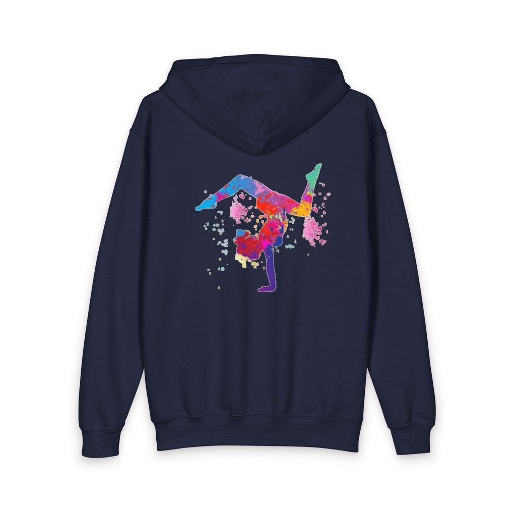 Colorful Gymnastics Zip up Hoodie (Kids)