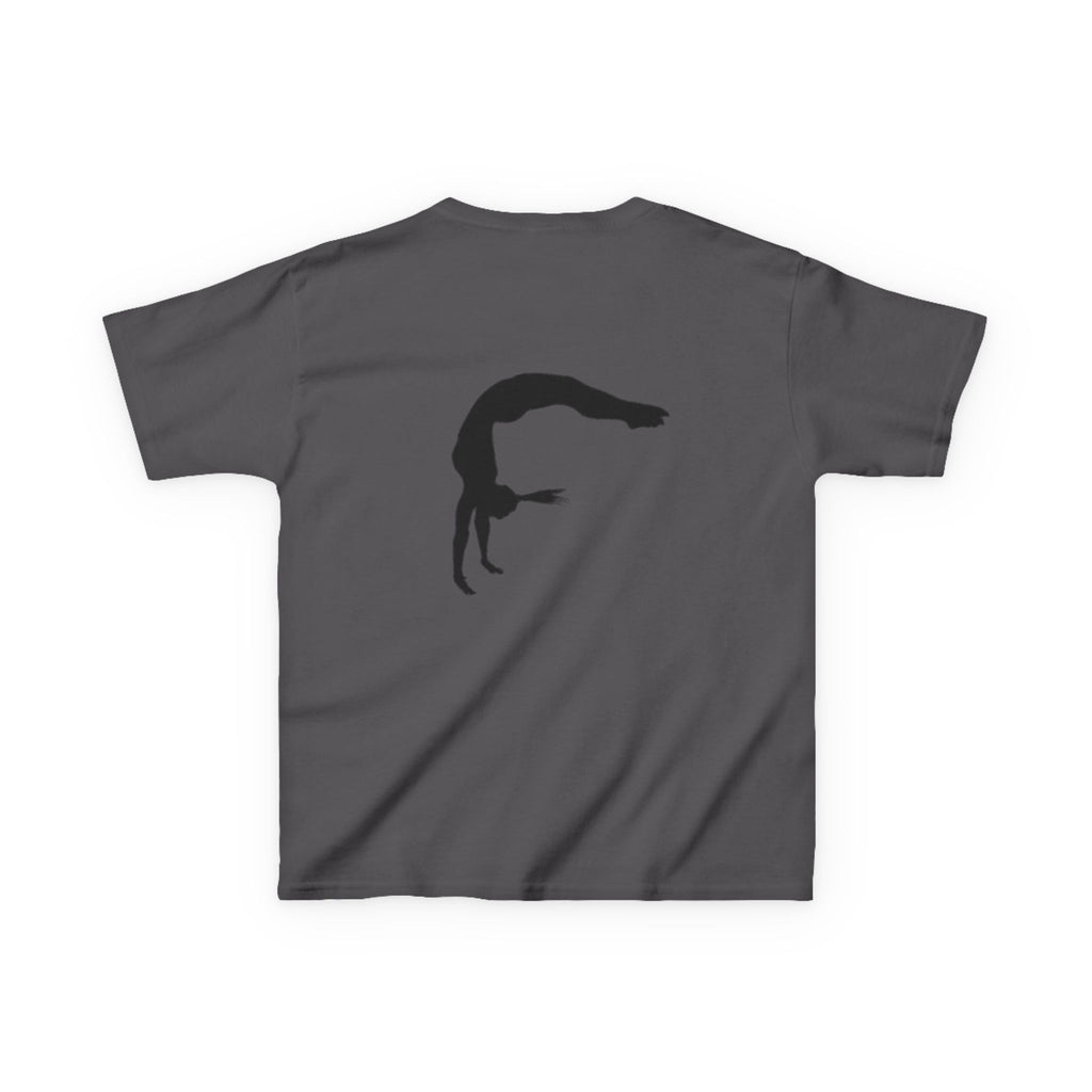 Kids Tee - FEARLESS Gymnastics Shirt with Back Silhouette