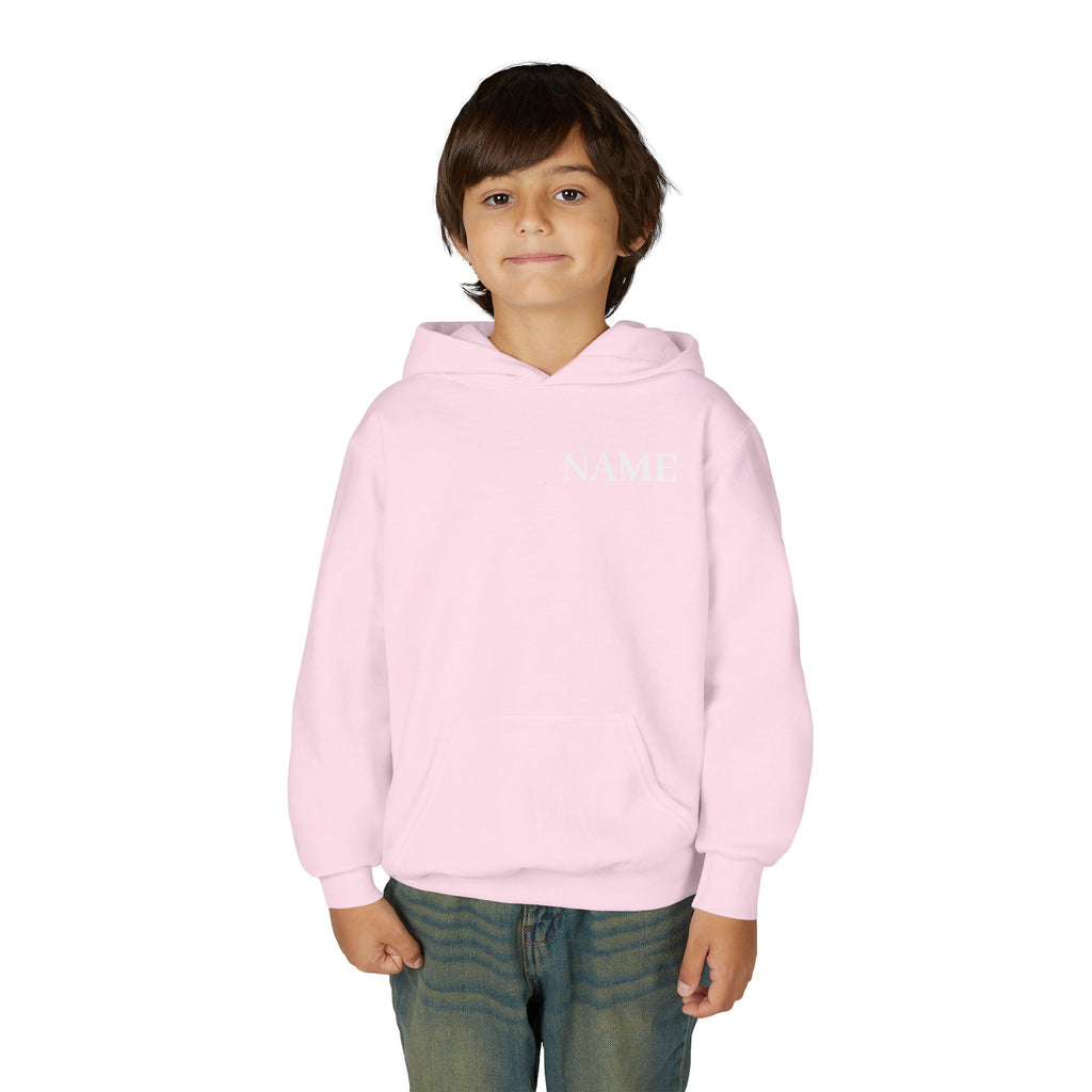 Gymnast Definition Youth Hoodie — Personalized 'NAME' Back-Print Sweatshirt