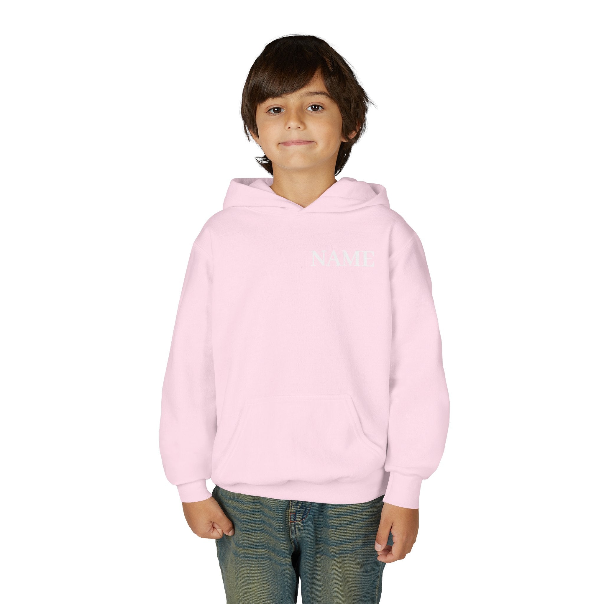 Gymnast Definition Youth Hoodie — Personalized 'NAME' Back-Print Sweatshirt