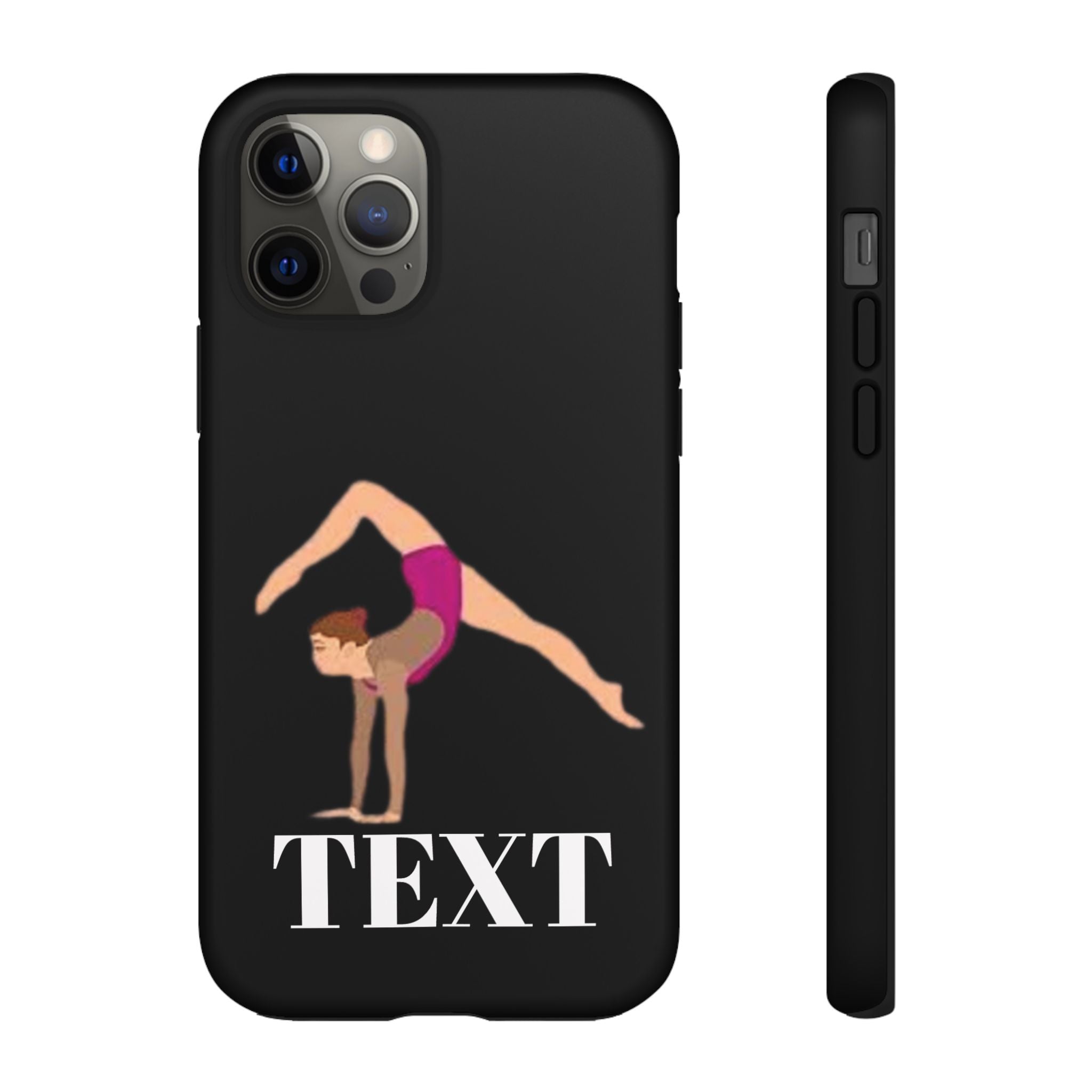 Gymnast Phone Case — Personalized TEXT Design