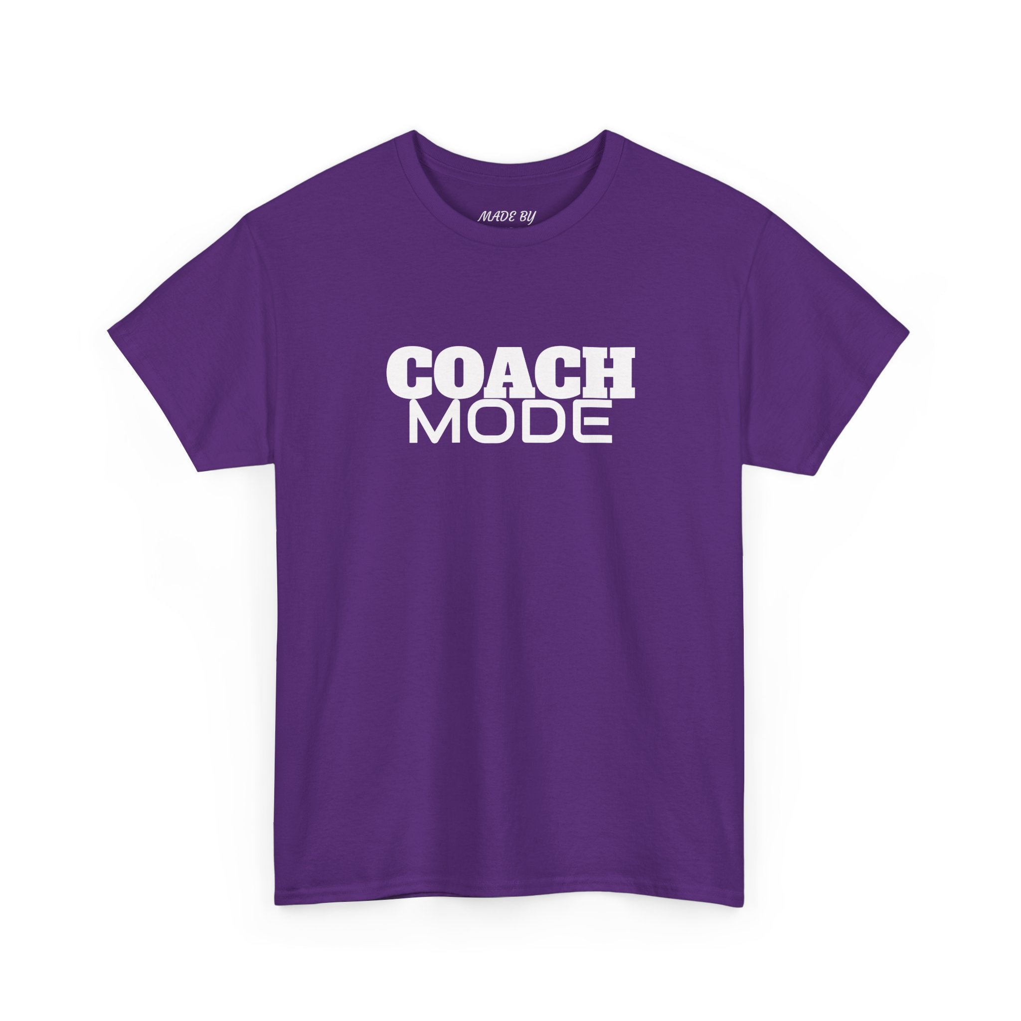 Adults 'Coach Mode' Tee — Classic Cotton T-Shirt